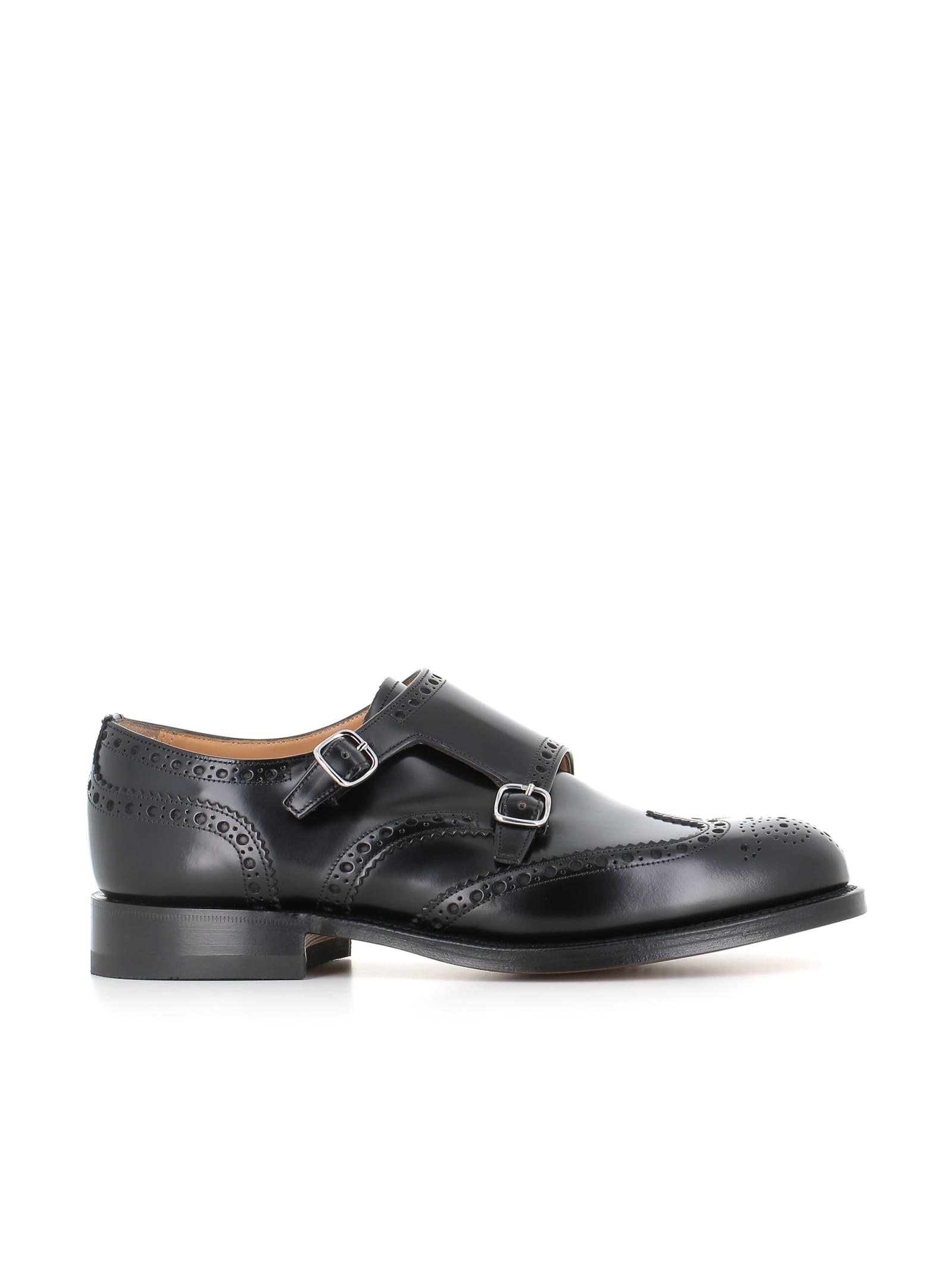 Shop Church's Buckle Pitchford In Black