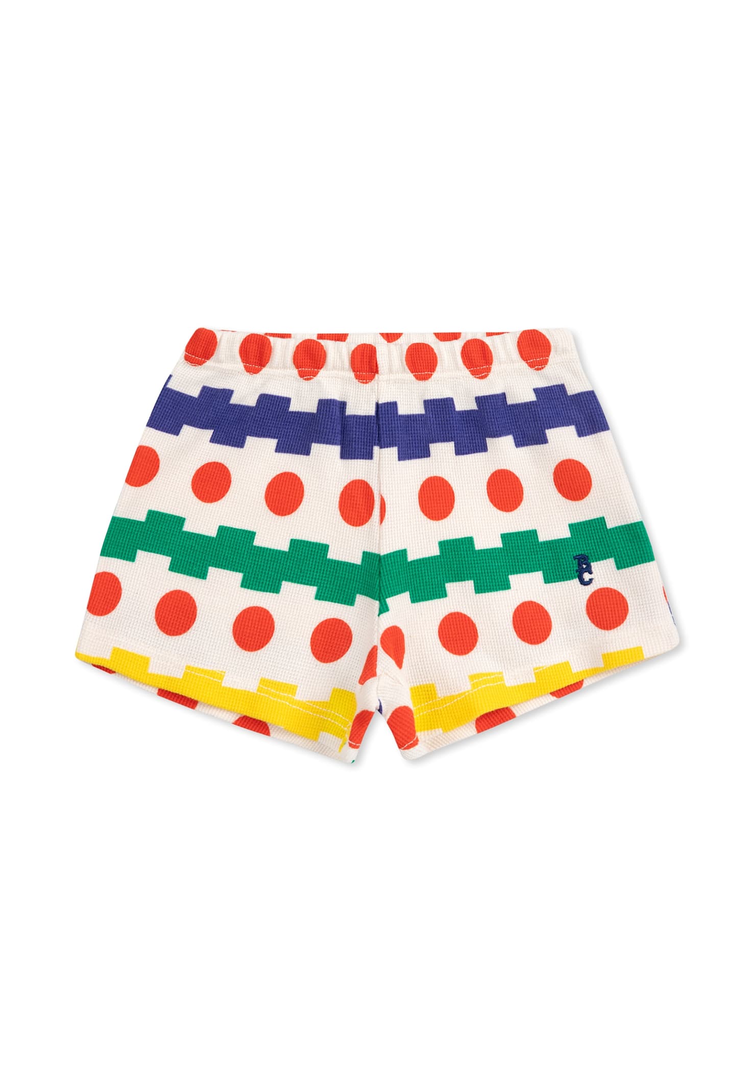 Bobo Choses Printed Cotton Shorts In White