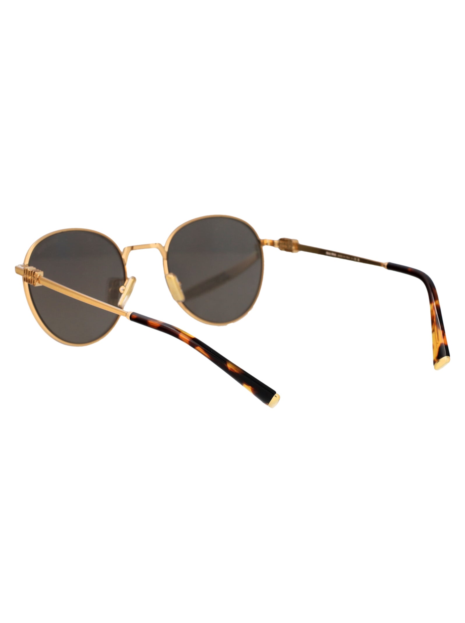 Shop Miu Miu 0mu 55zs Sunglasses In 5ak07f Gold