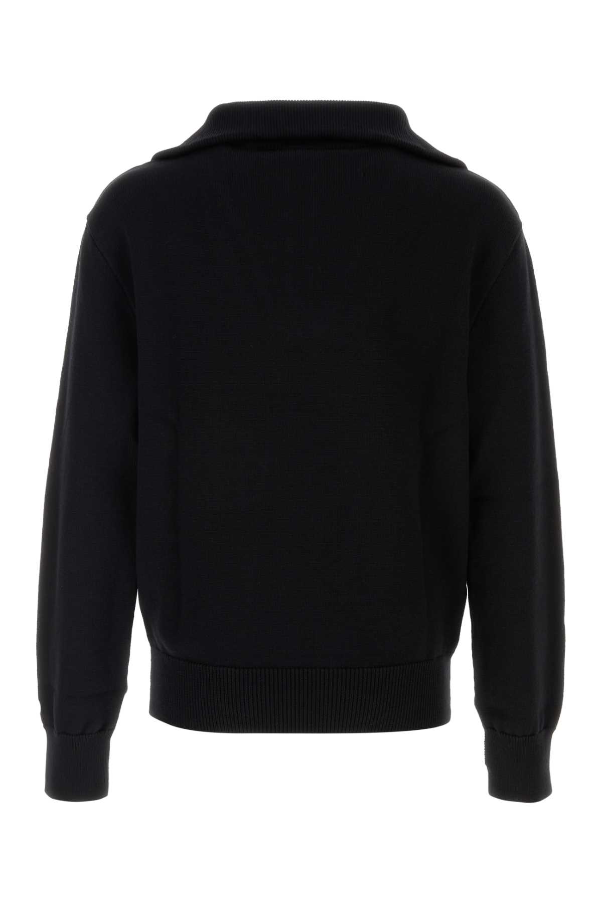 Shop Courrèges Black Wool Blend Sweater