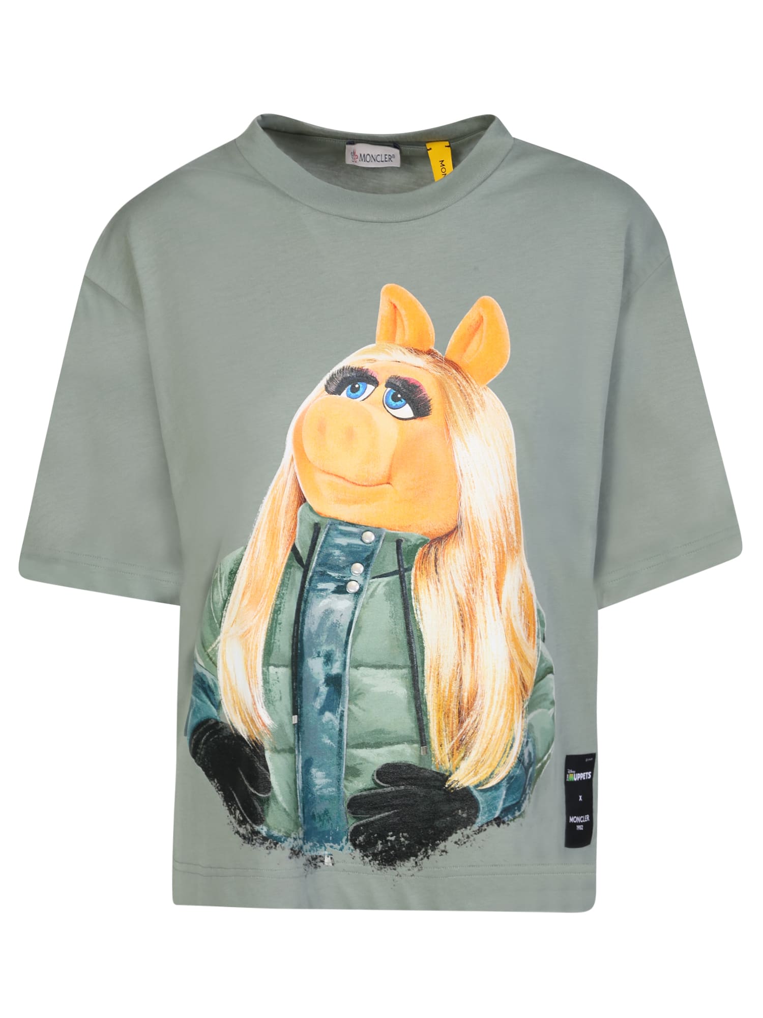 MONCLER GENIUS T-SHIRT WITH MISS PIGGY PRINT BY