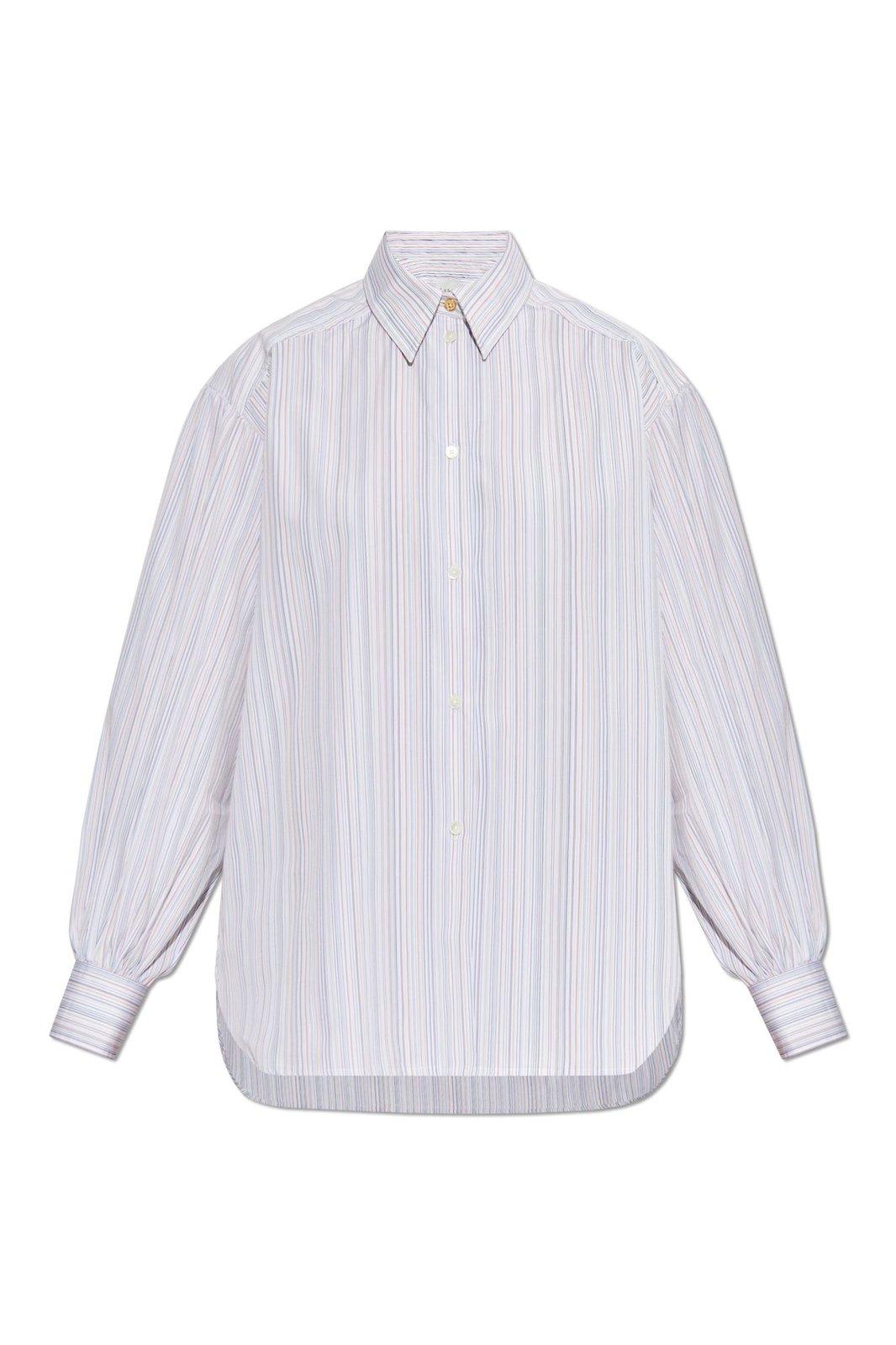 Shirt With Striped Pattern