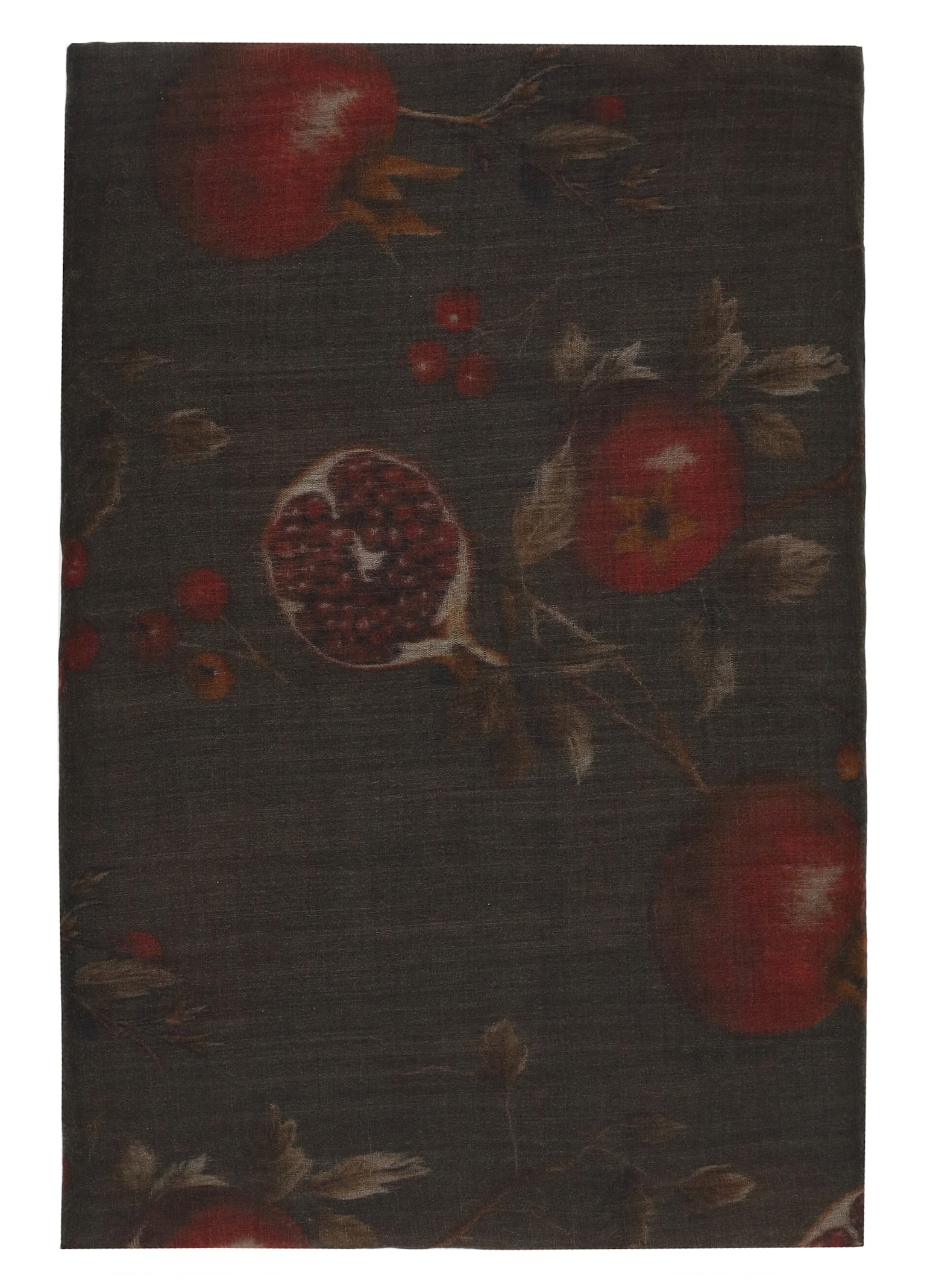 Uma Wang Pomegranate Pattern Scarf In Green