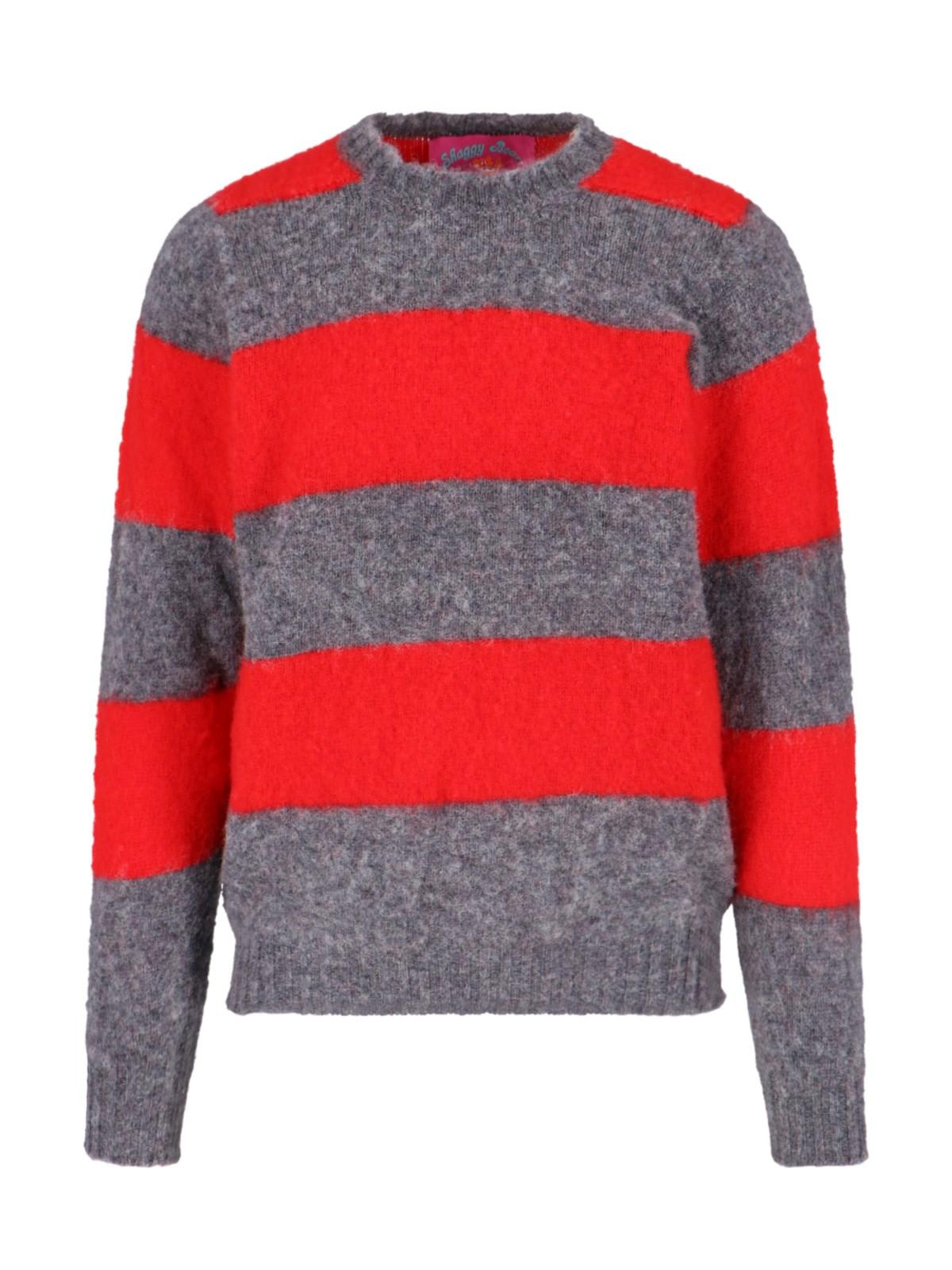 Shop Howlin' Shaggy Bear Striped Sweater In Thunder