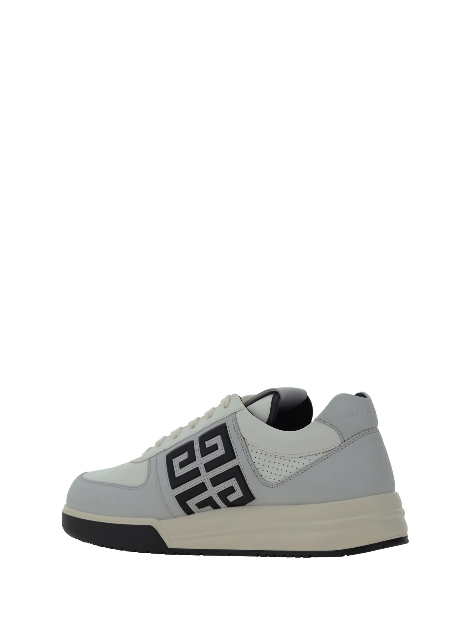 Shop Givenchy G4 Low Top Sneakers In Grey/black