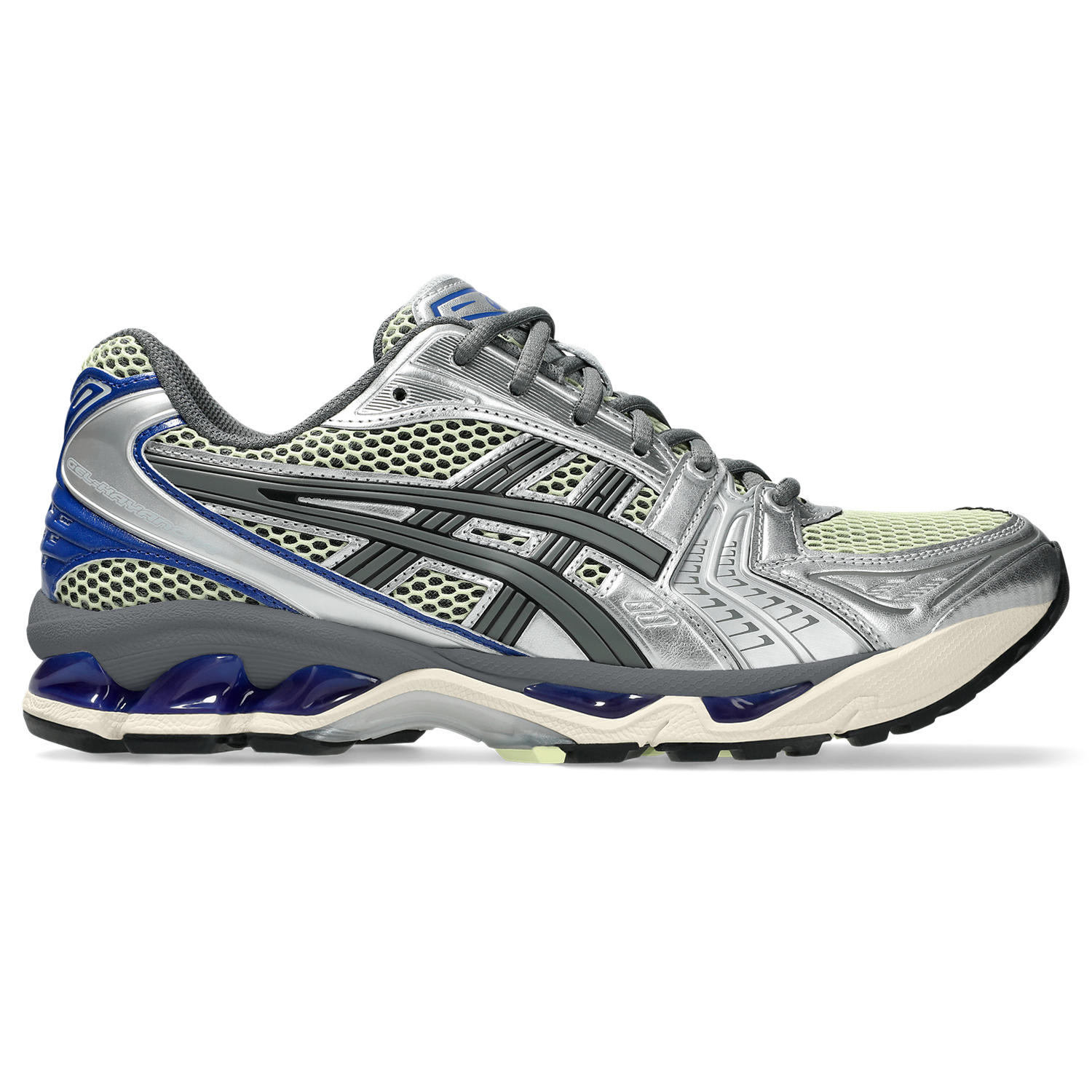 Asics Casual Sneakers With Mesh Upper And Rubber Outsole In Gray