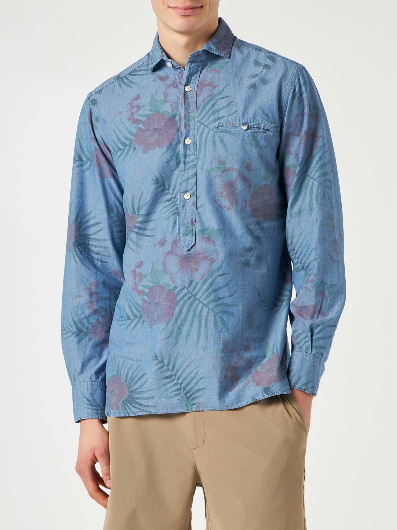 Man Shirt With Floral Print