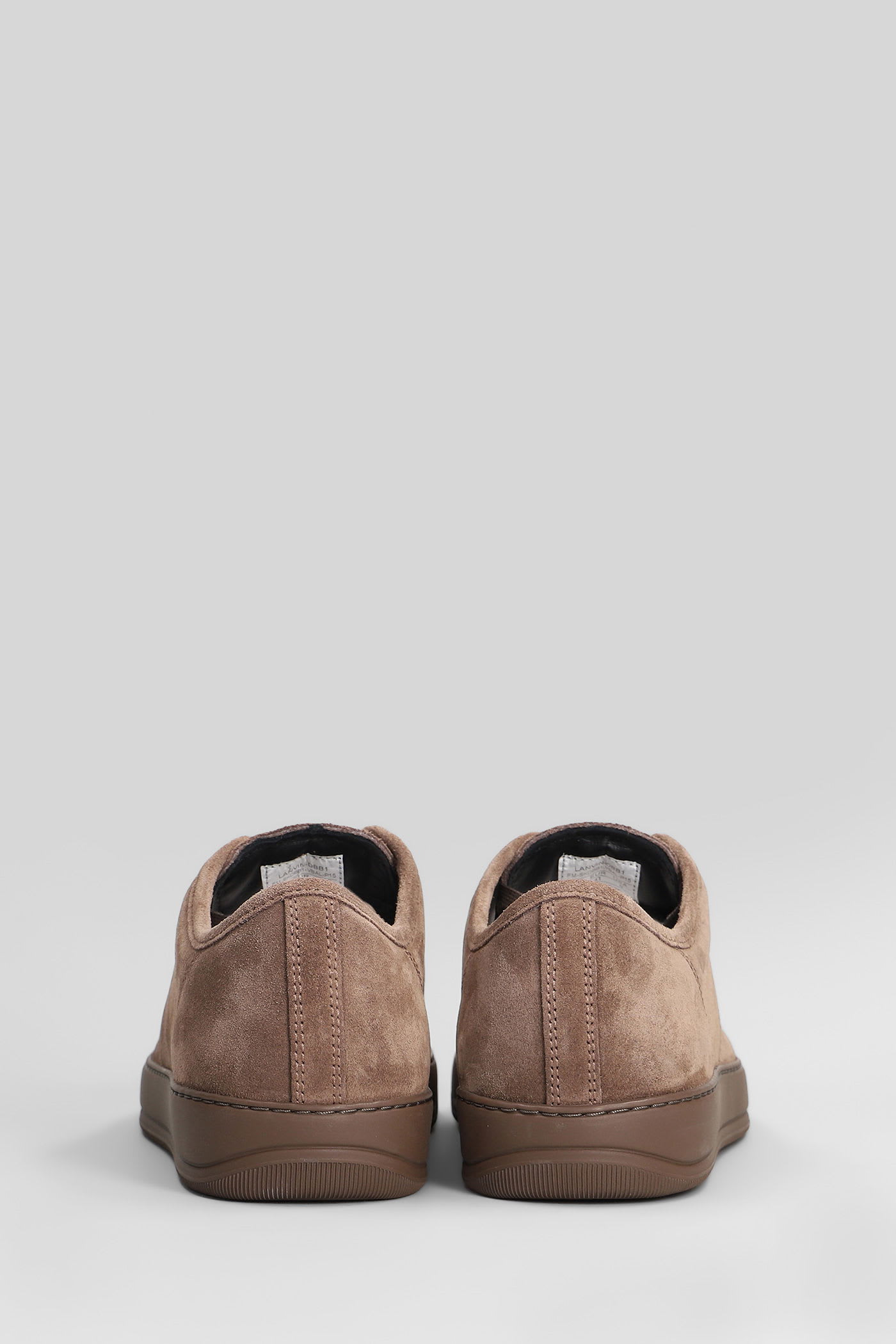 Lanvin Dbb1 Sneakers In Brown Suede In Brown