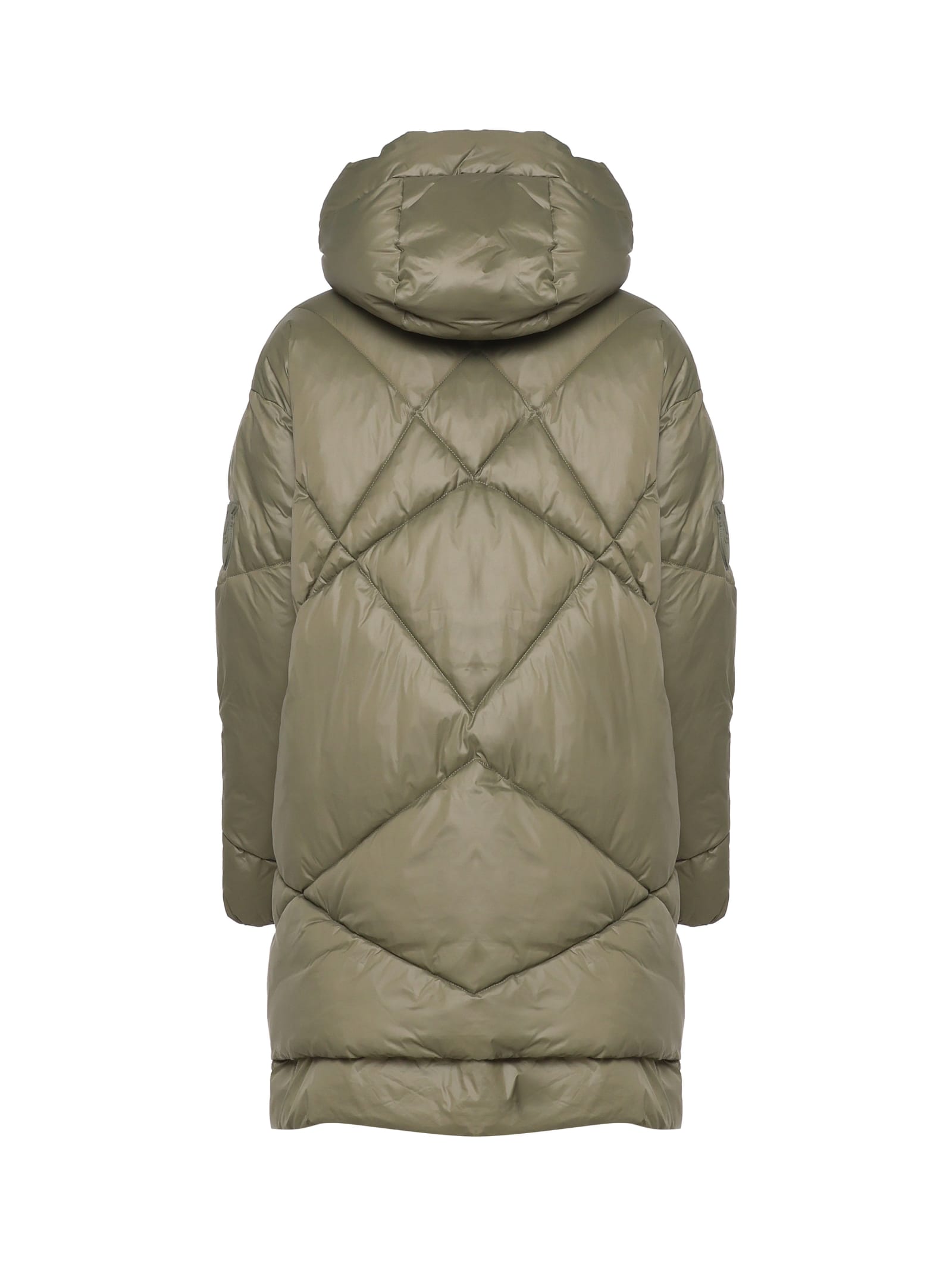 Shop Pinko Inchiostro Down Jacket In Ivy