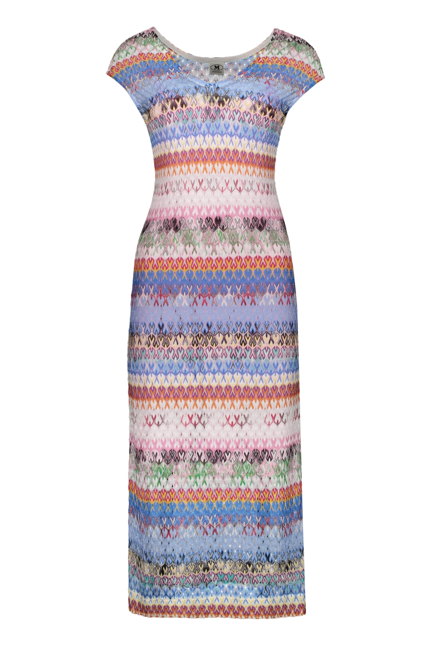 Missoni Knitted Dress In Multicolor