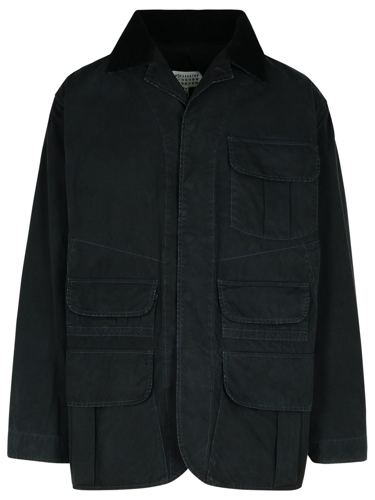 Shop Maison Margiela Wax Jacket In Black