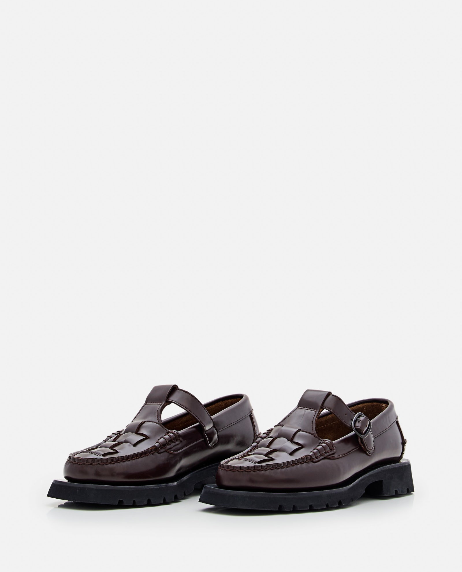 Shop Hereu Soller Sport Leather Loafer In Brown