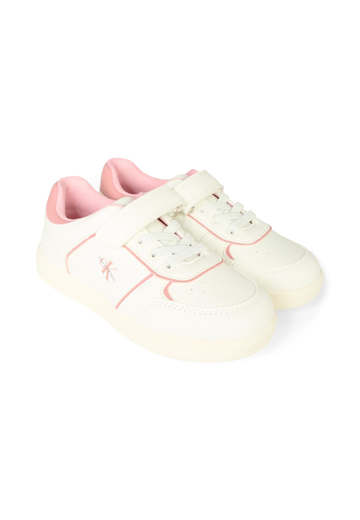 Calvin Klein Logo Sneakers In White