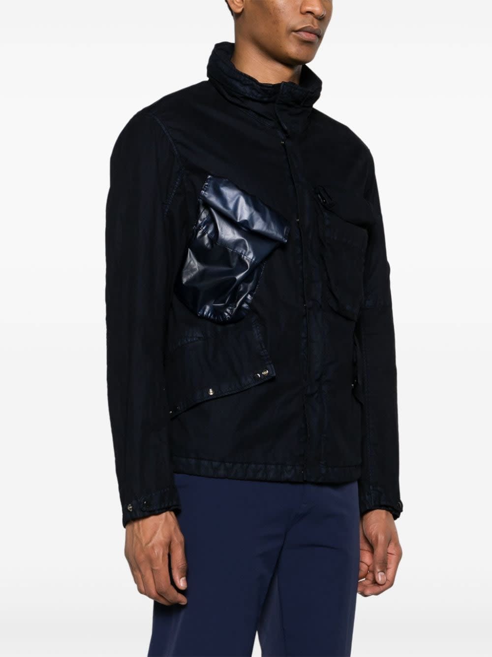 C.p. Company C.p.company High-neck Jacket In Black