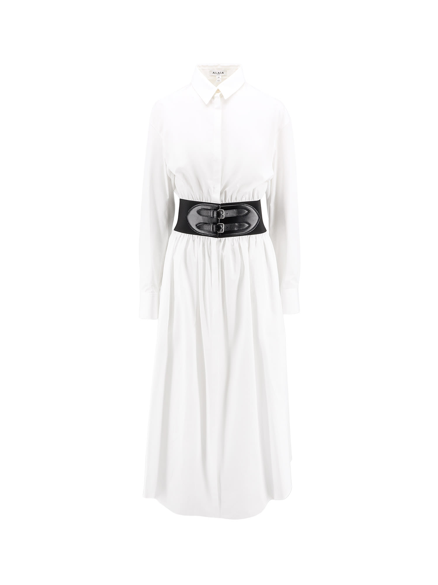 Shop Alaïa Dress In White