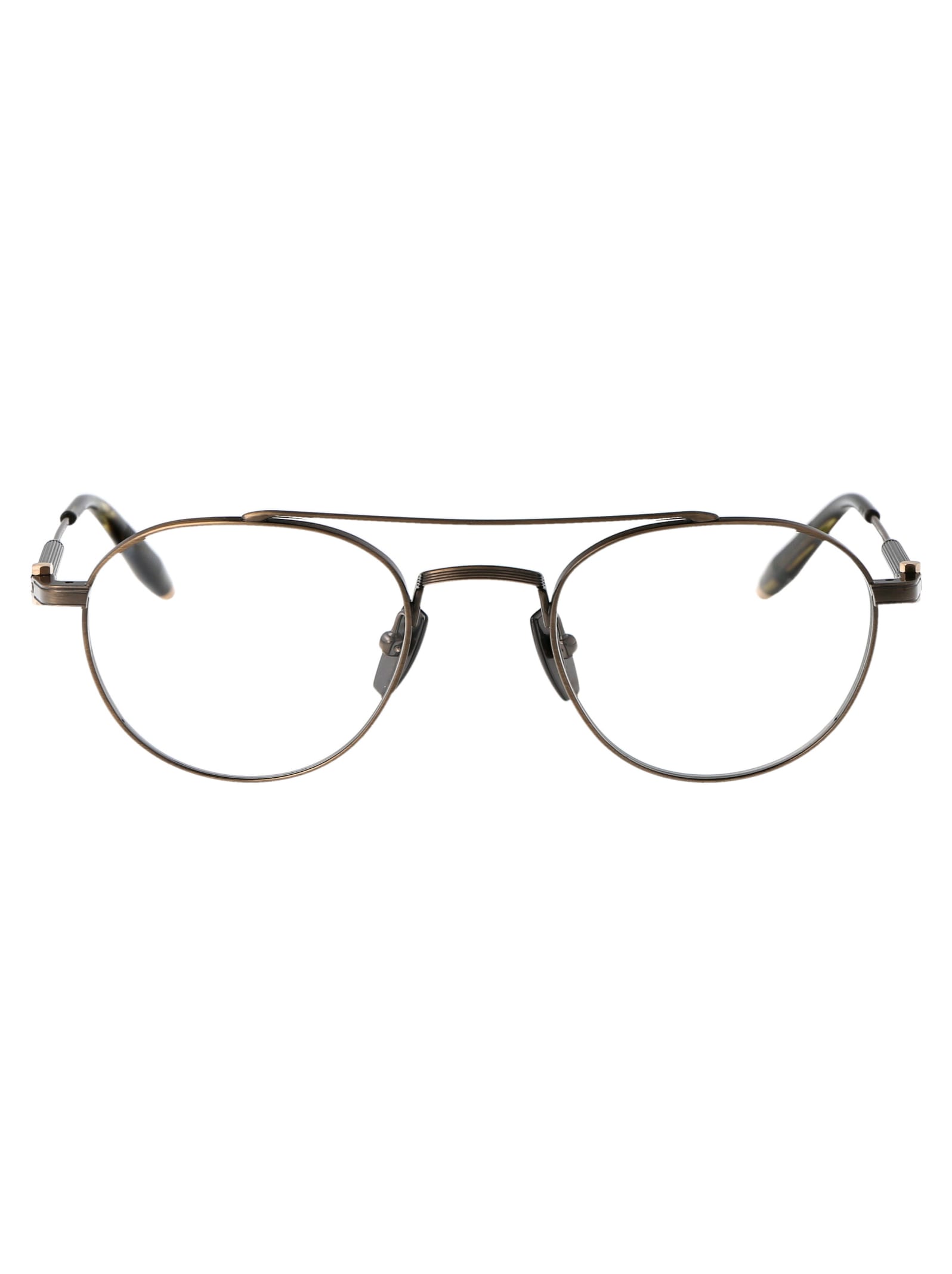 Akoni Optical In Antiqued Silver-dark Crystal Grey