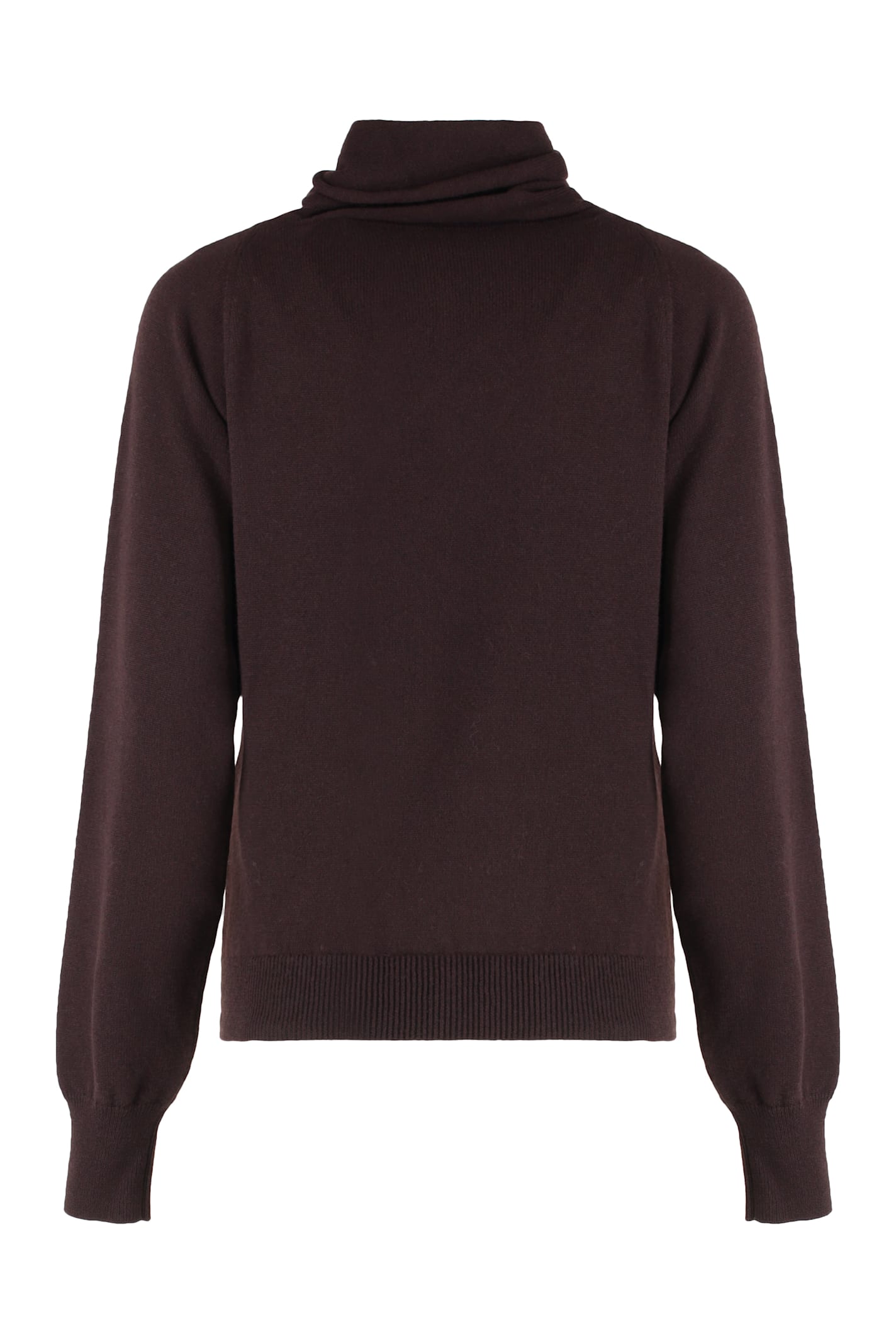 Tom Ford Cashmere Blend Turtleneck Sweater In Brown