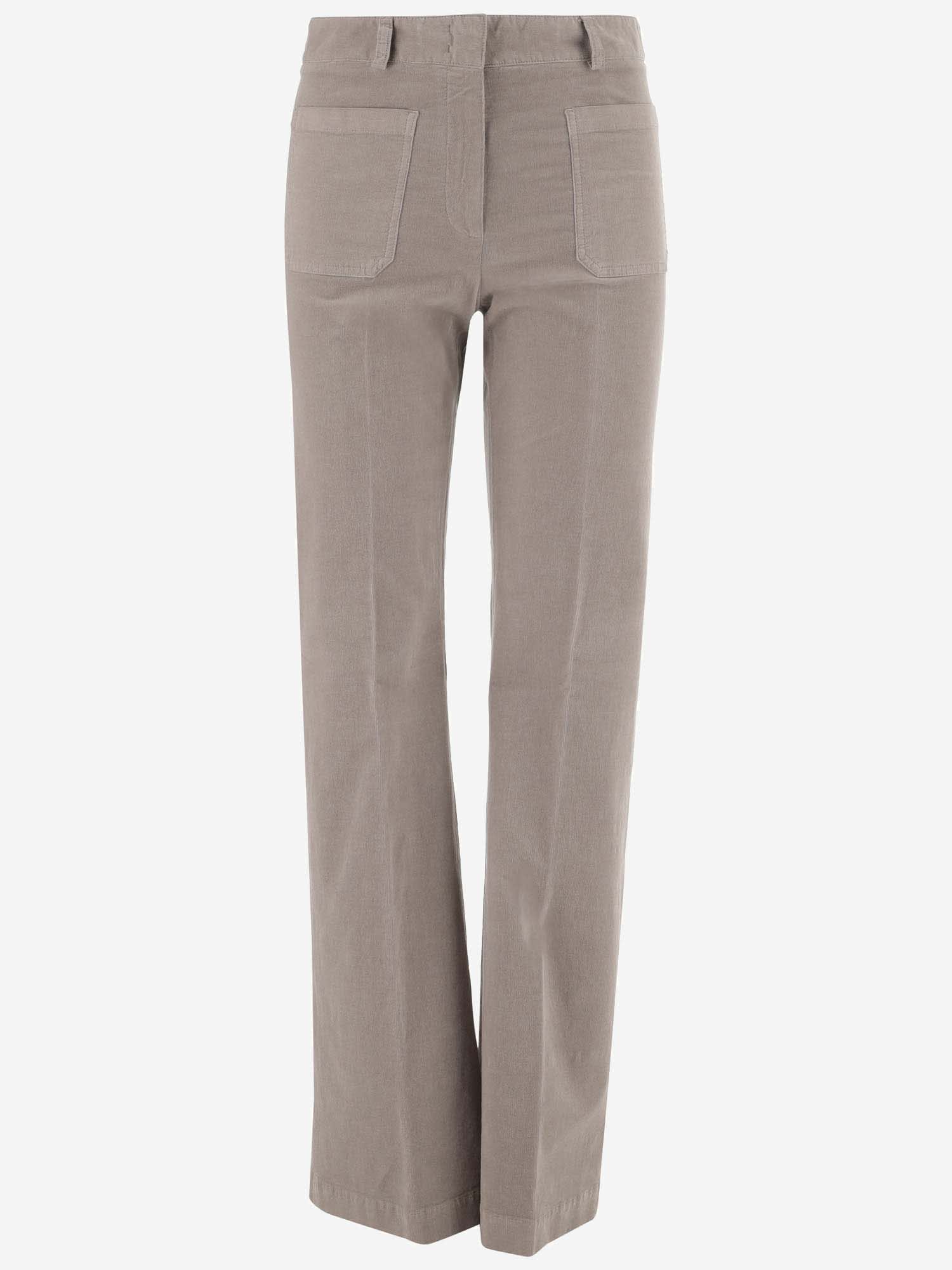 QL2 STRETCH COTTON VELVET PANTS 