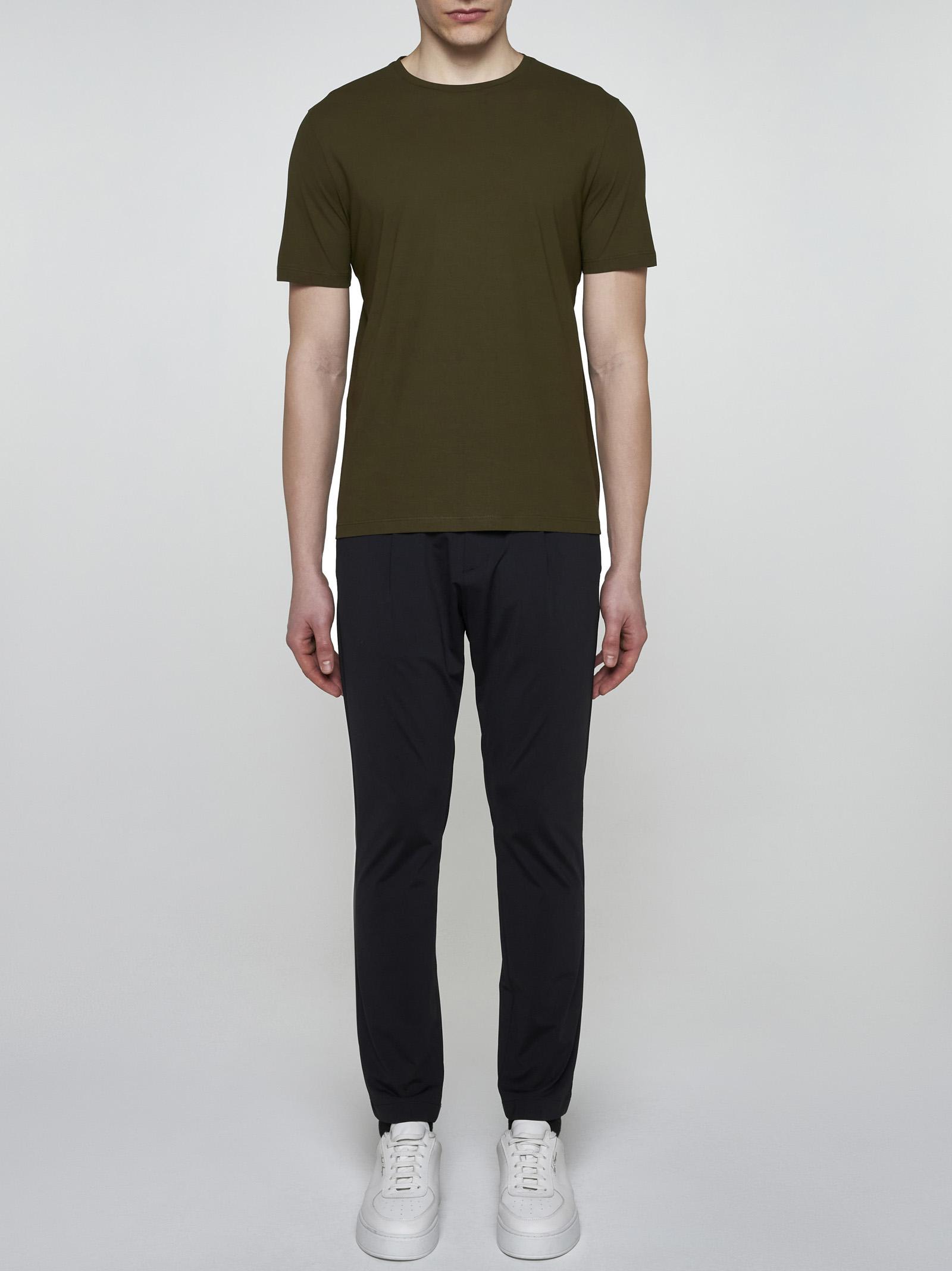 Shop Herno Cotton T-shirt In Green