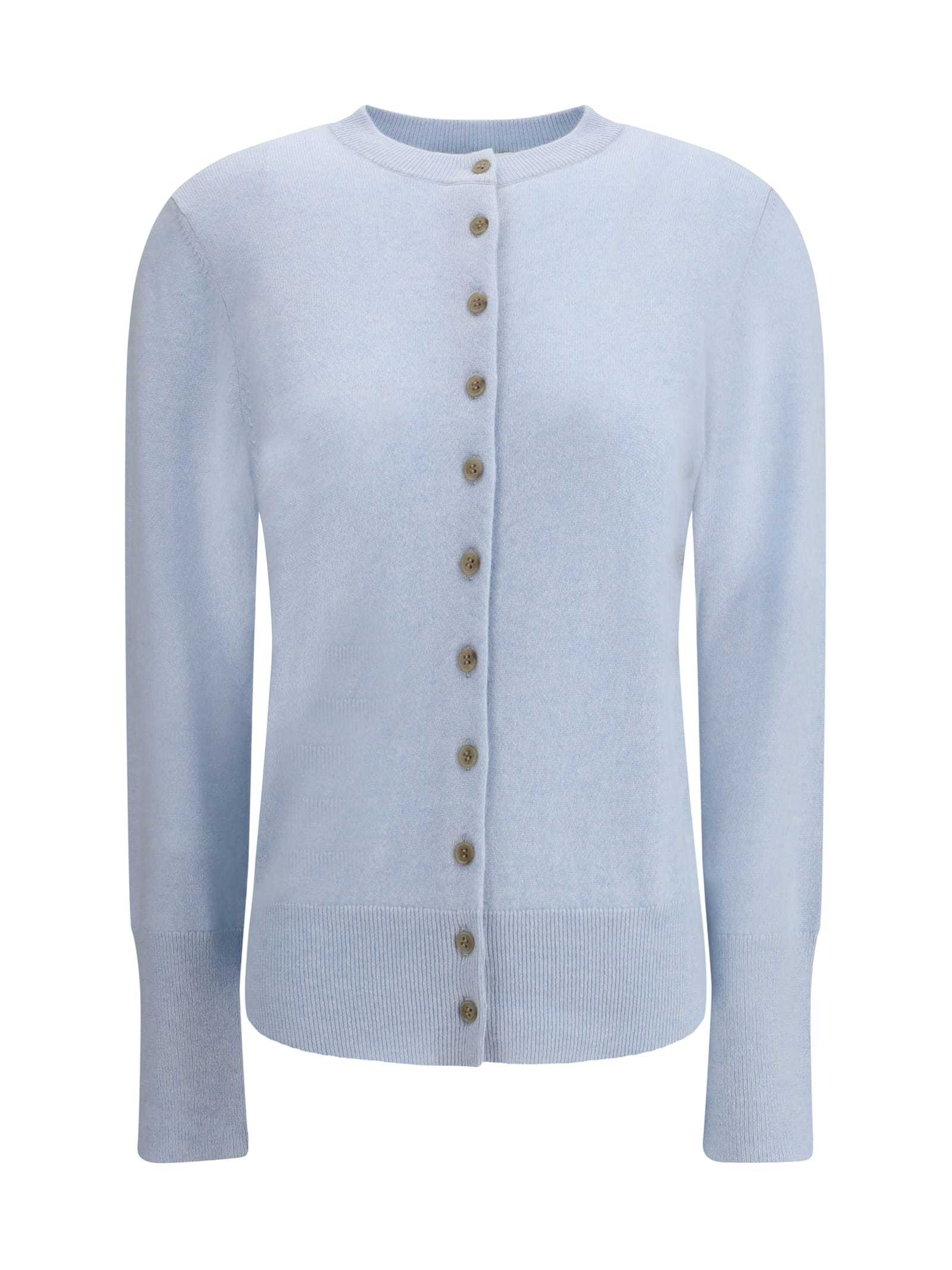 Lisa Yang The Nellia Button-cuffs Cardigan In Blue