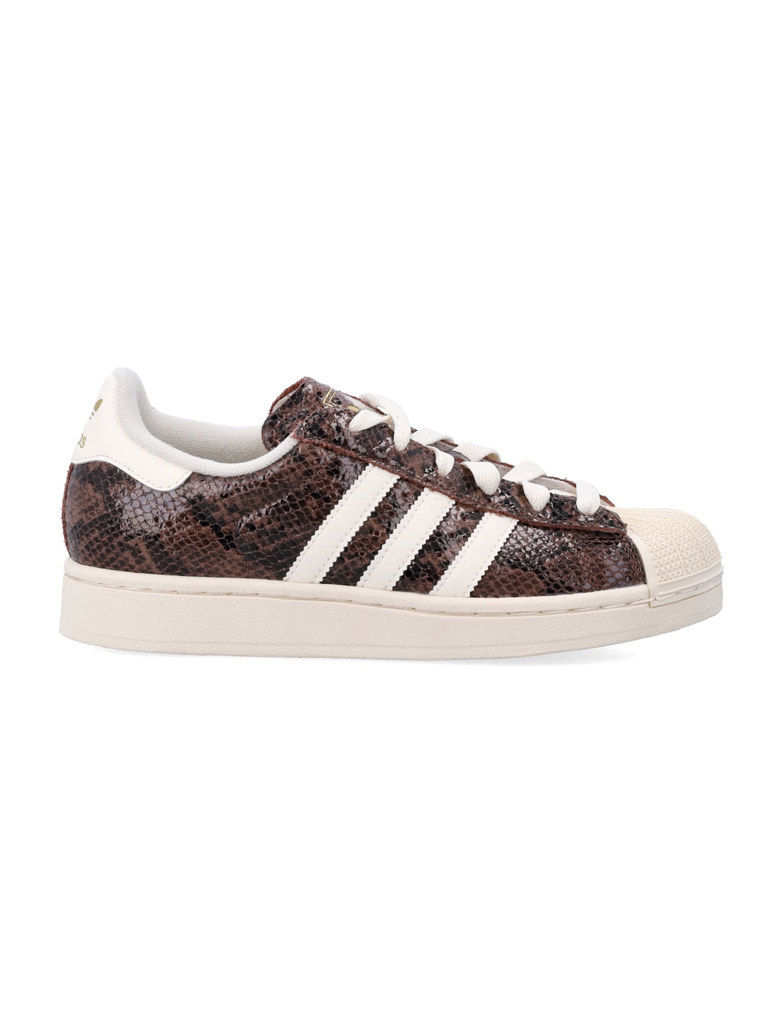 Adidas Originals Adidas Superstar Ii Premium Leather Womans Sneakers In Brown