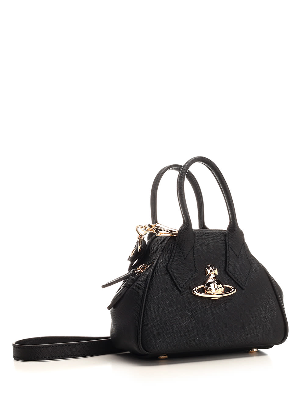 Shop Vivienne Westwood Black Leather Handbag