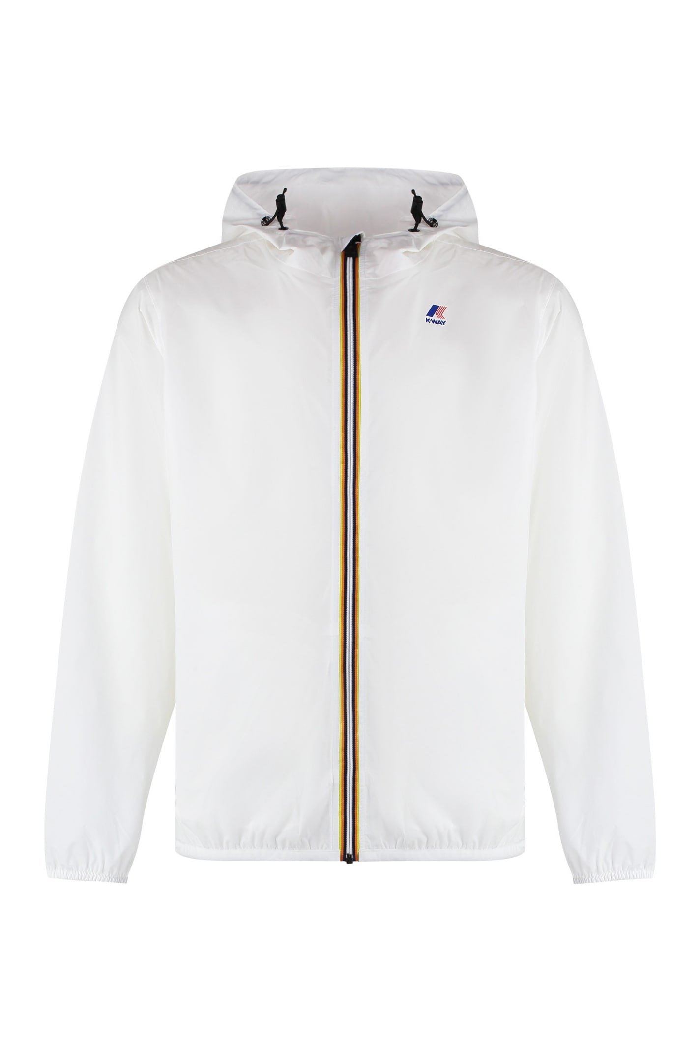 K-way The True 3.0 Claude Hooded Nylon Jacket In White