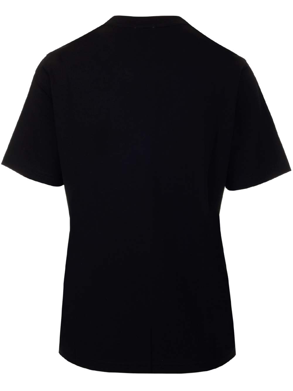 BURBERRY COTTON T-SHIRT WITH FRONTAL LOGO