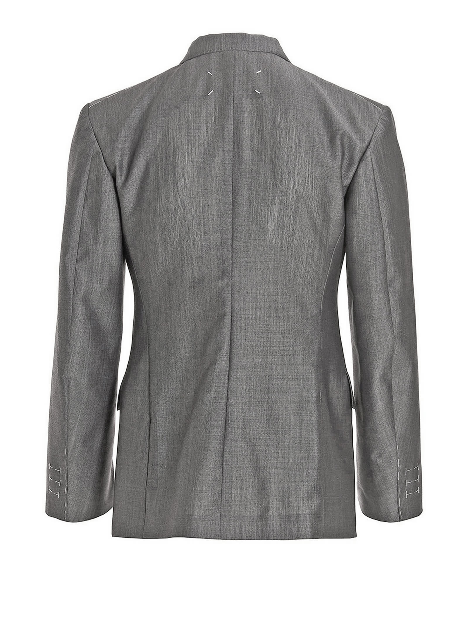 Shop Maison Margiela Jacket In Grey6
