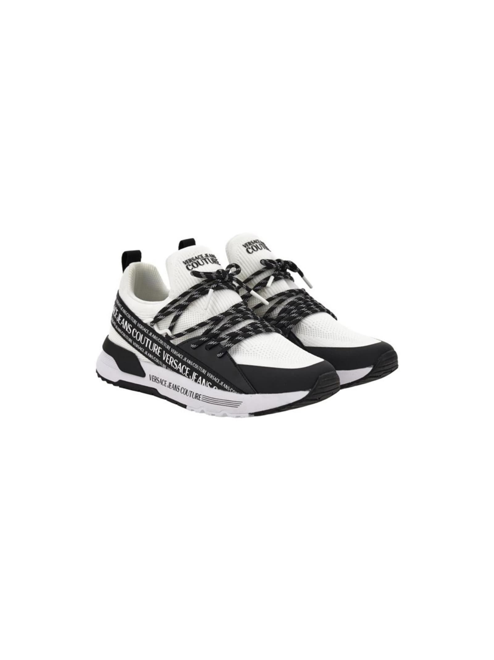 Versace Jeans Couture Mens Sneakers White And Black