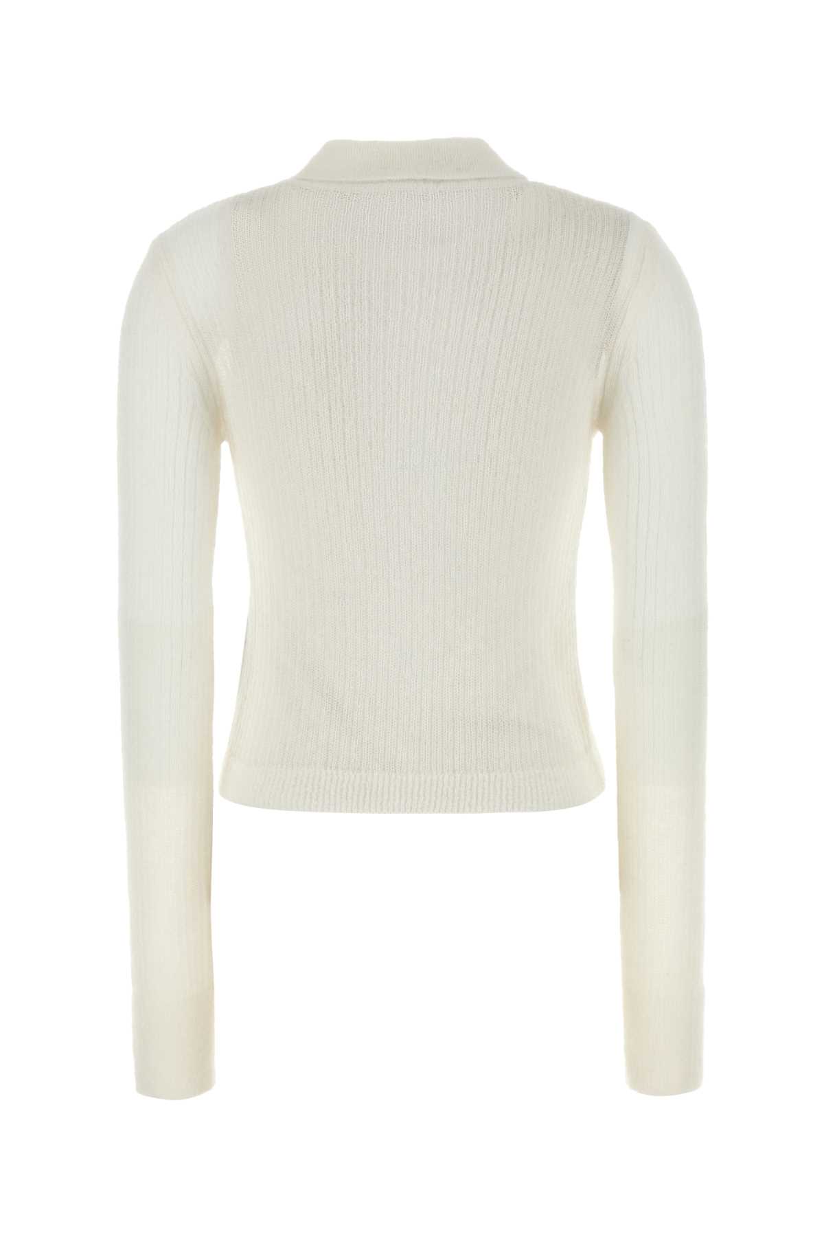 Cecilie Bahnsen White Jaki Cardigan In White