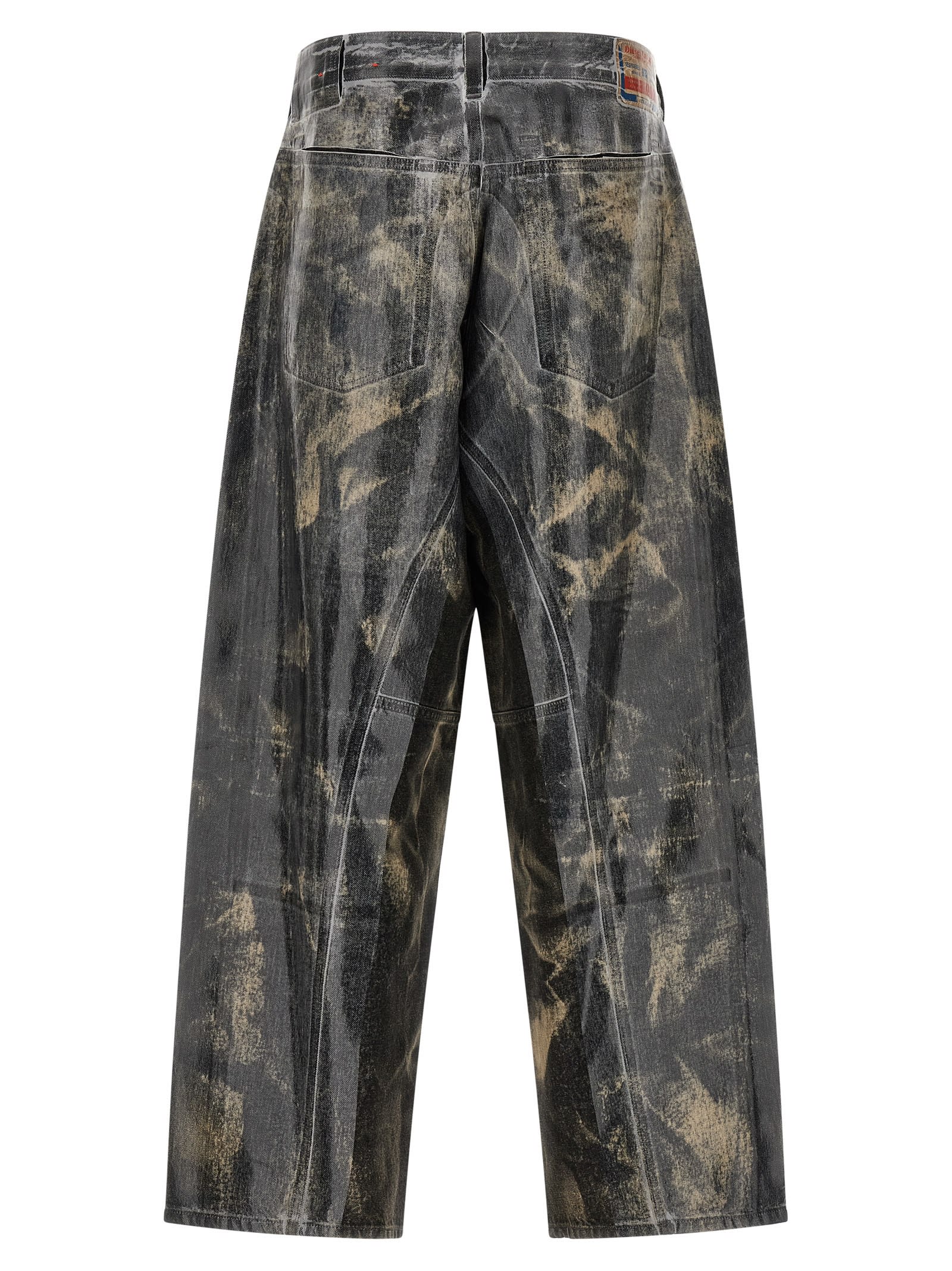 Diesel 1997 D-enim Muc Fsh1 Casual Trousers In Gray