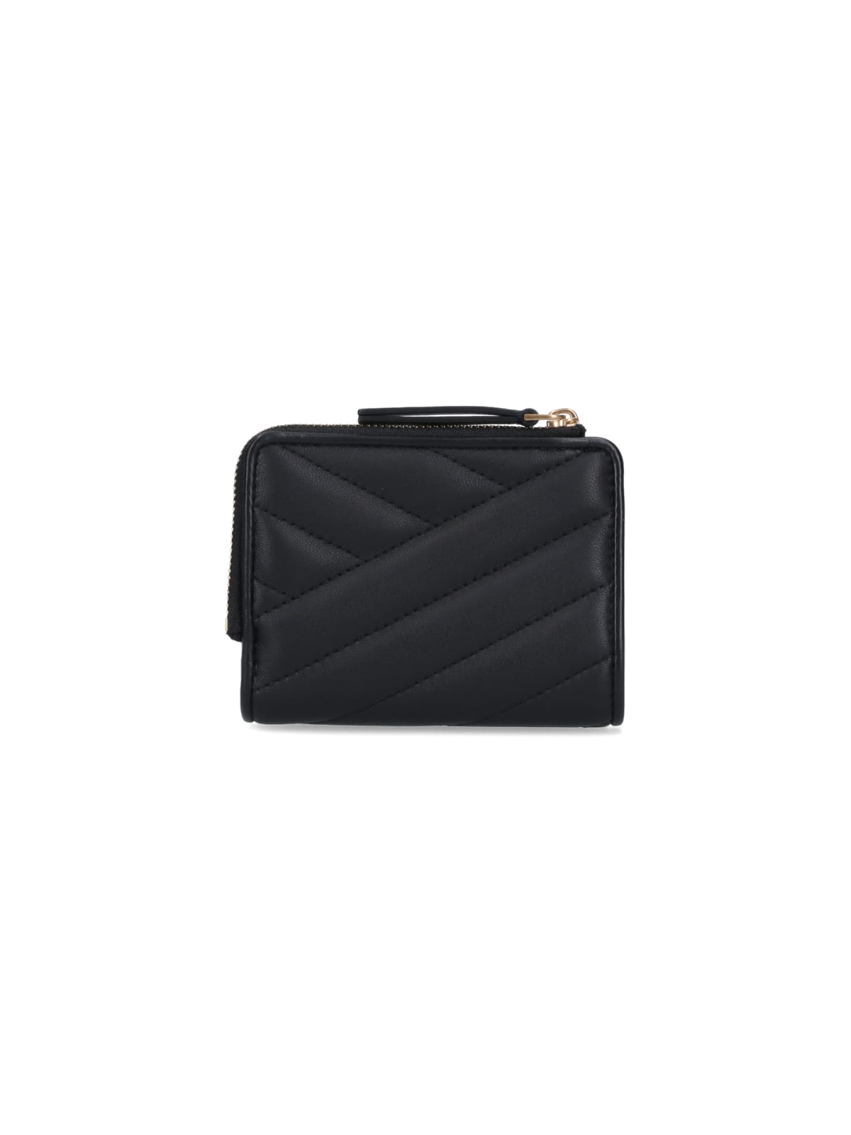 Shop Tory Burch Bi-fold Wallet Kira Moto In Black