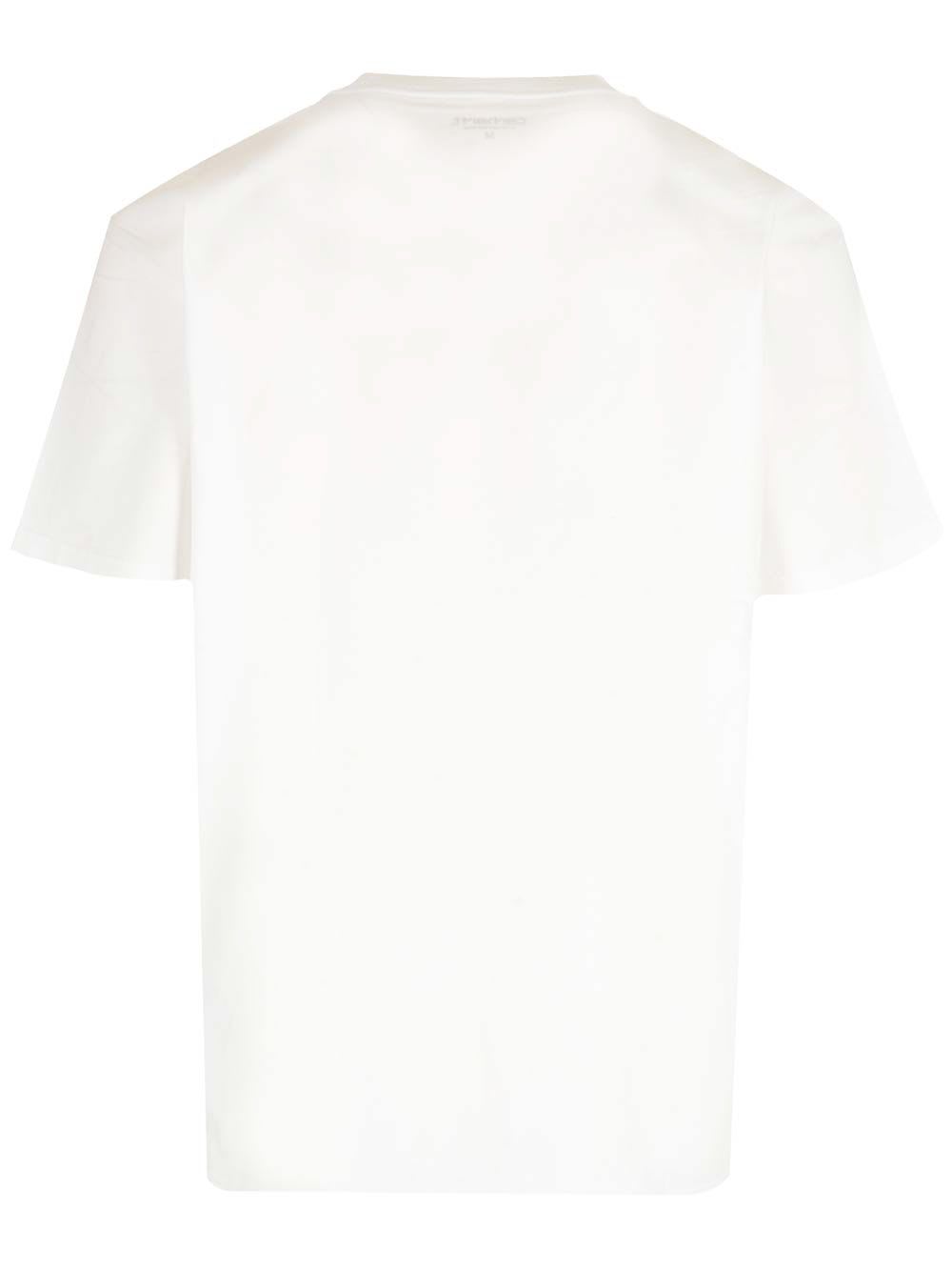 Carhartt Wip Cotton T-shirt With Logo Patch In White
