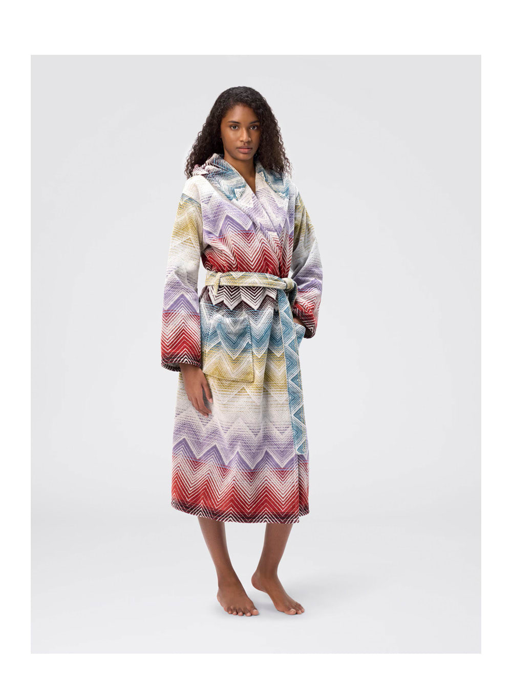 Missoni Marea Dressing Gown In Multi