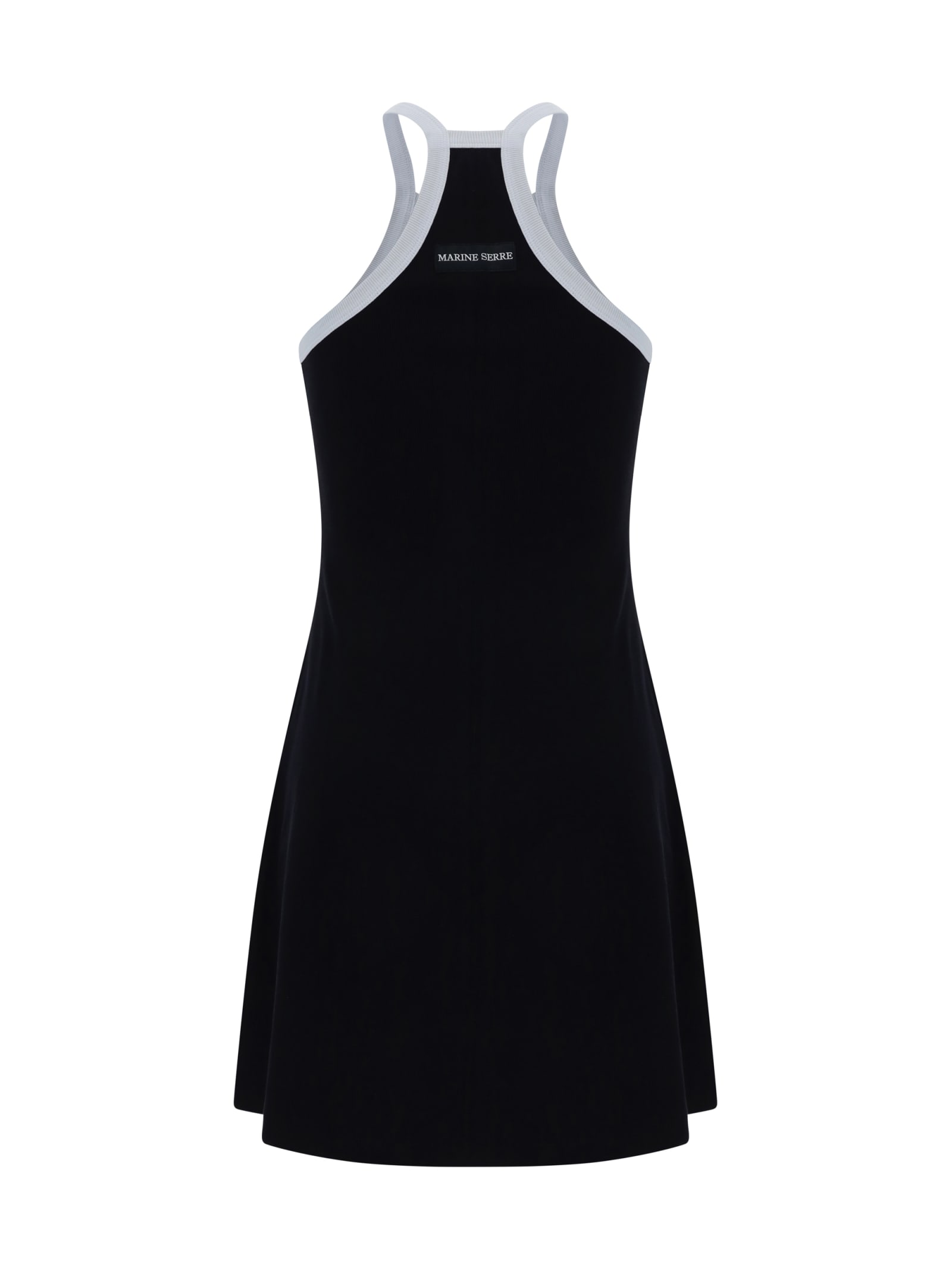 Shop Marine Serre Mini Dress In Black