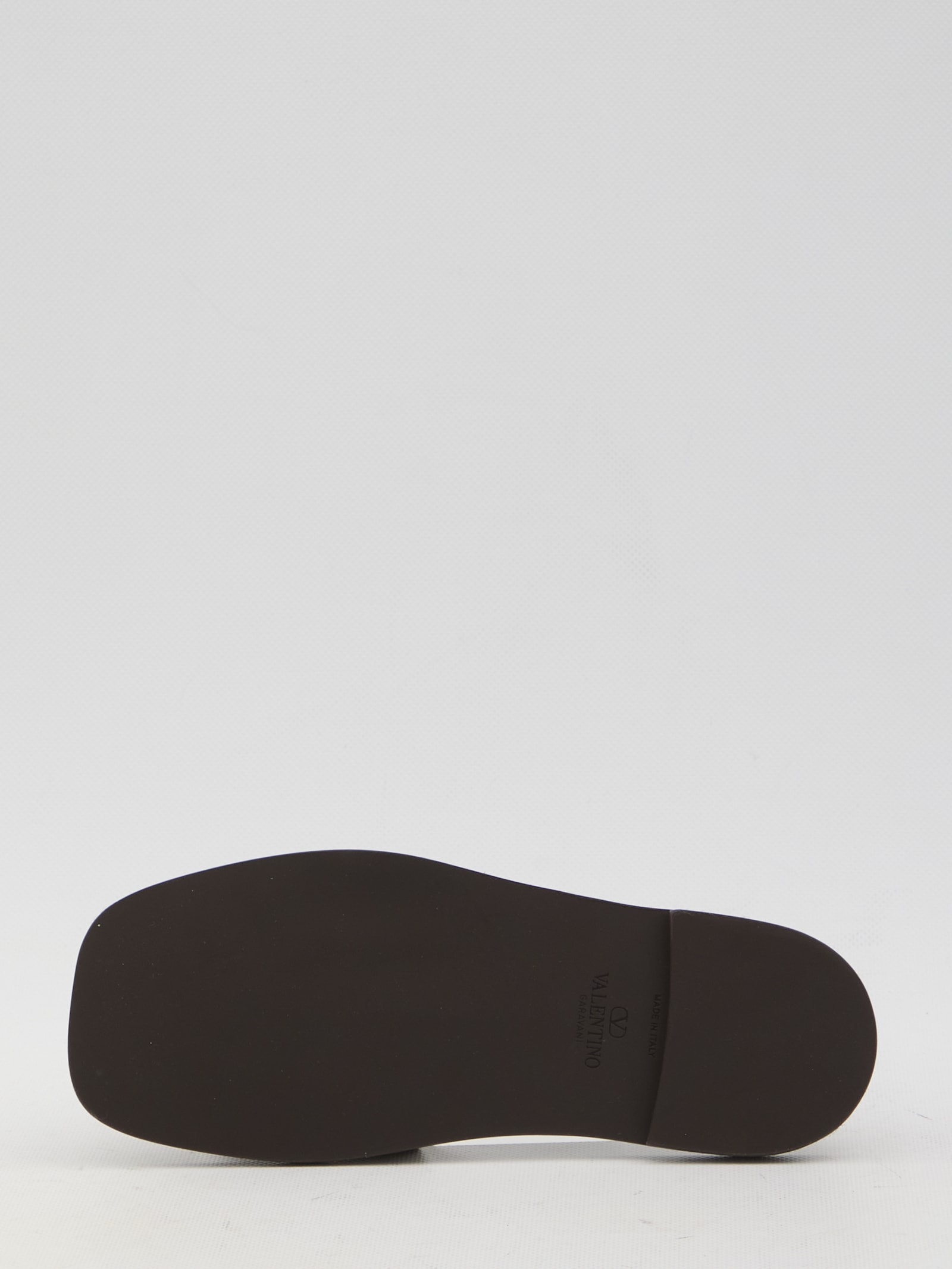 Shop Valentino Superstar Slide Sandals In Naturaletobacco
