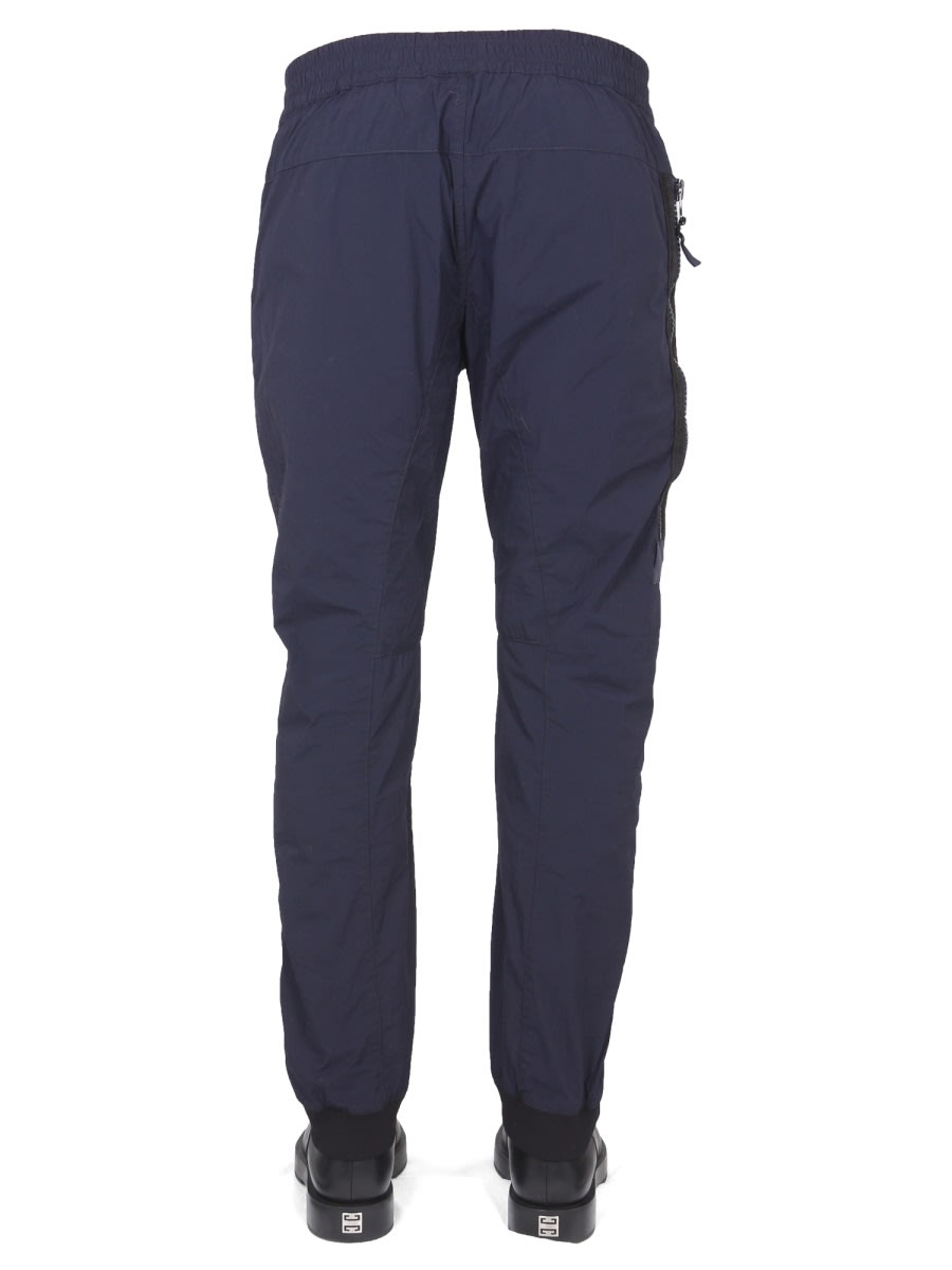 Shop Ten C Pants With Elastic Waistband In Blue