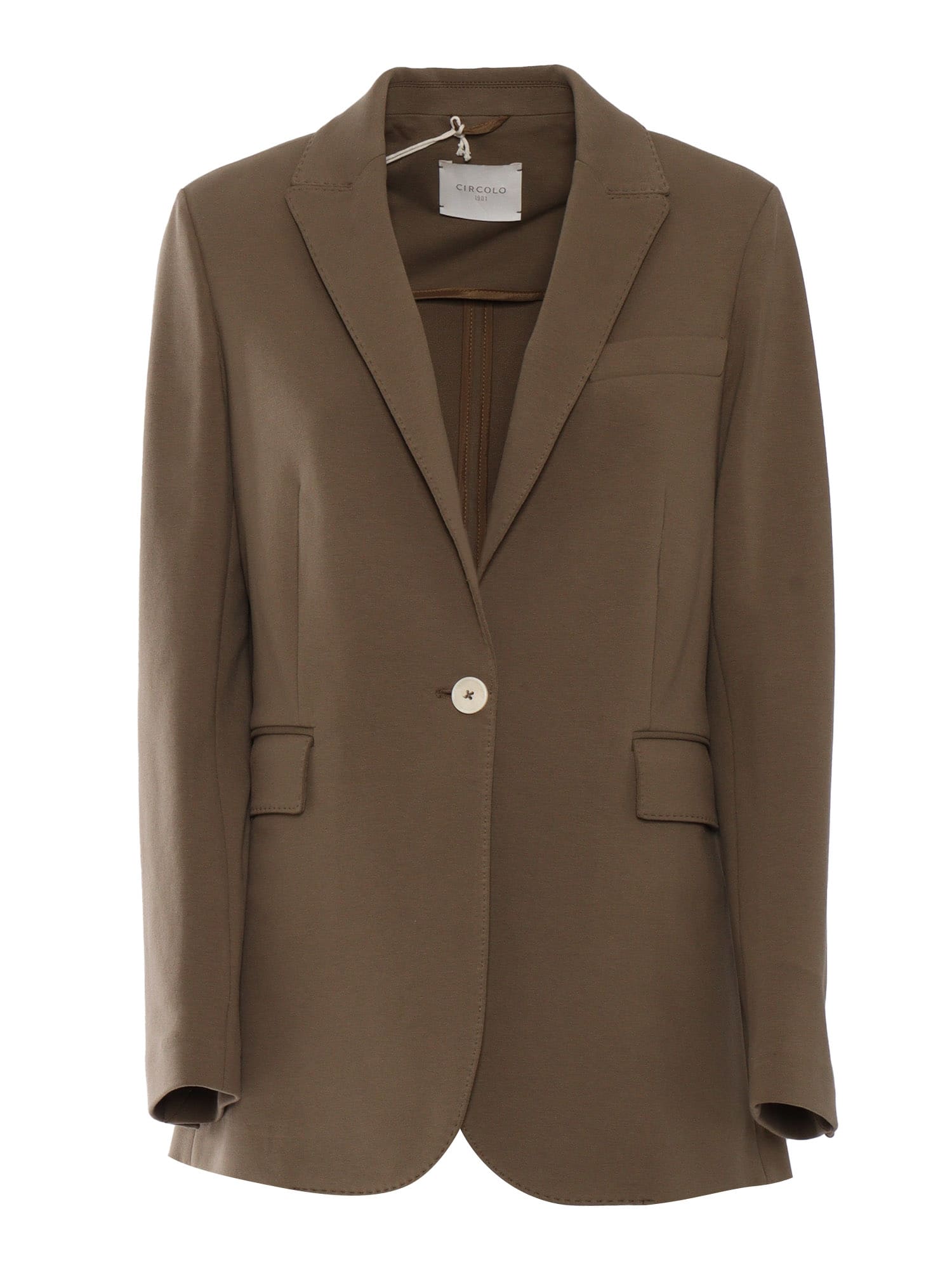 Circolo 1901 Fleece Jacket In Brown