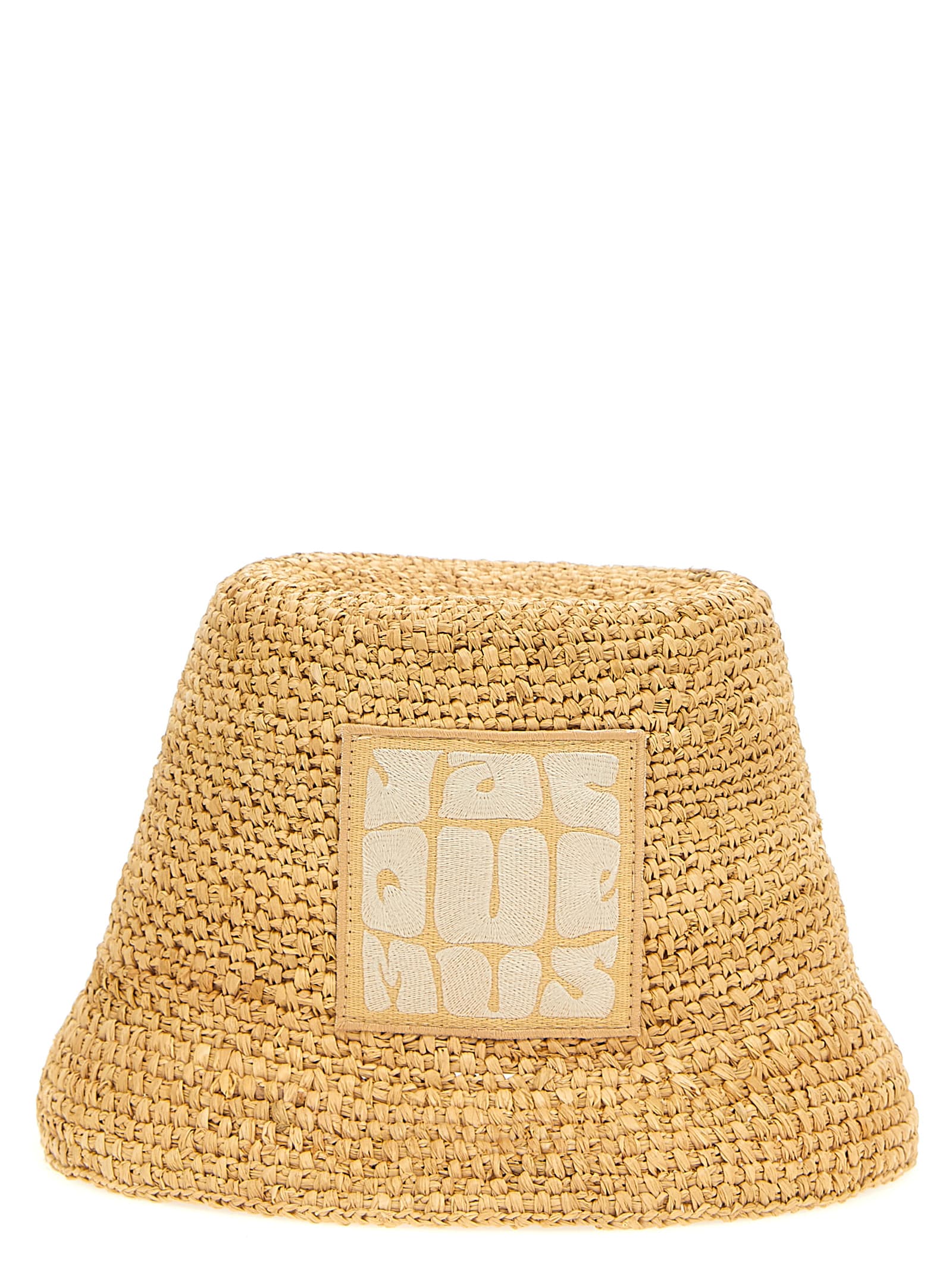 Shop Jacquemus Le Bob Ficiu Bucket Hat In Beige