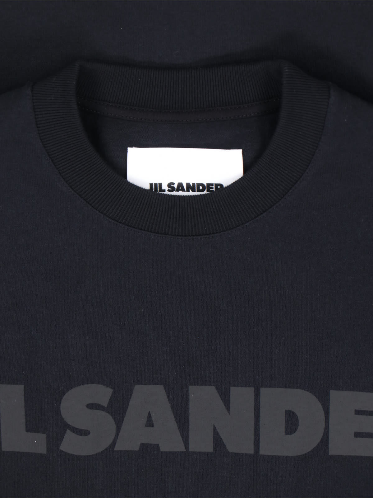 Shop Jil Sander Logo T-shirt In Black