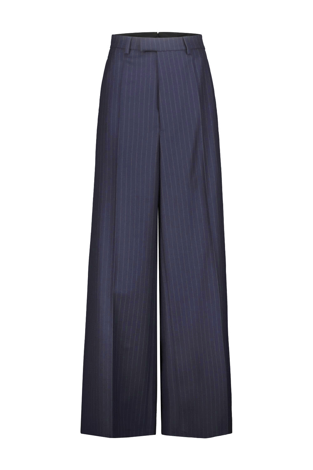 Shop Vetements Tailored Pant In Navy Pinstripe