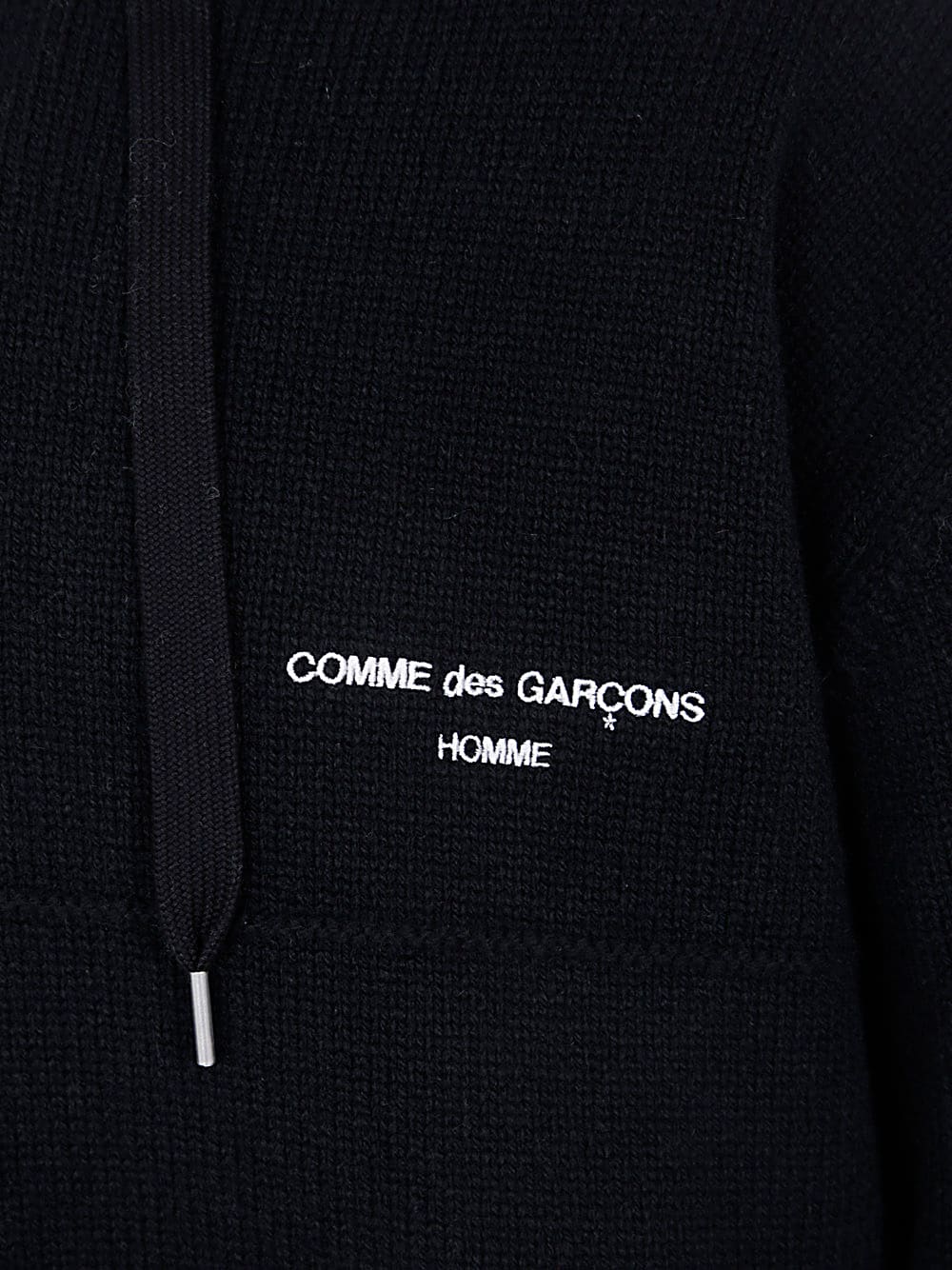 Shop Comme Des Garçons Homme Deux Man Sweater In Black