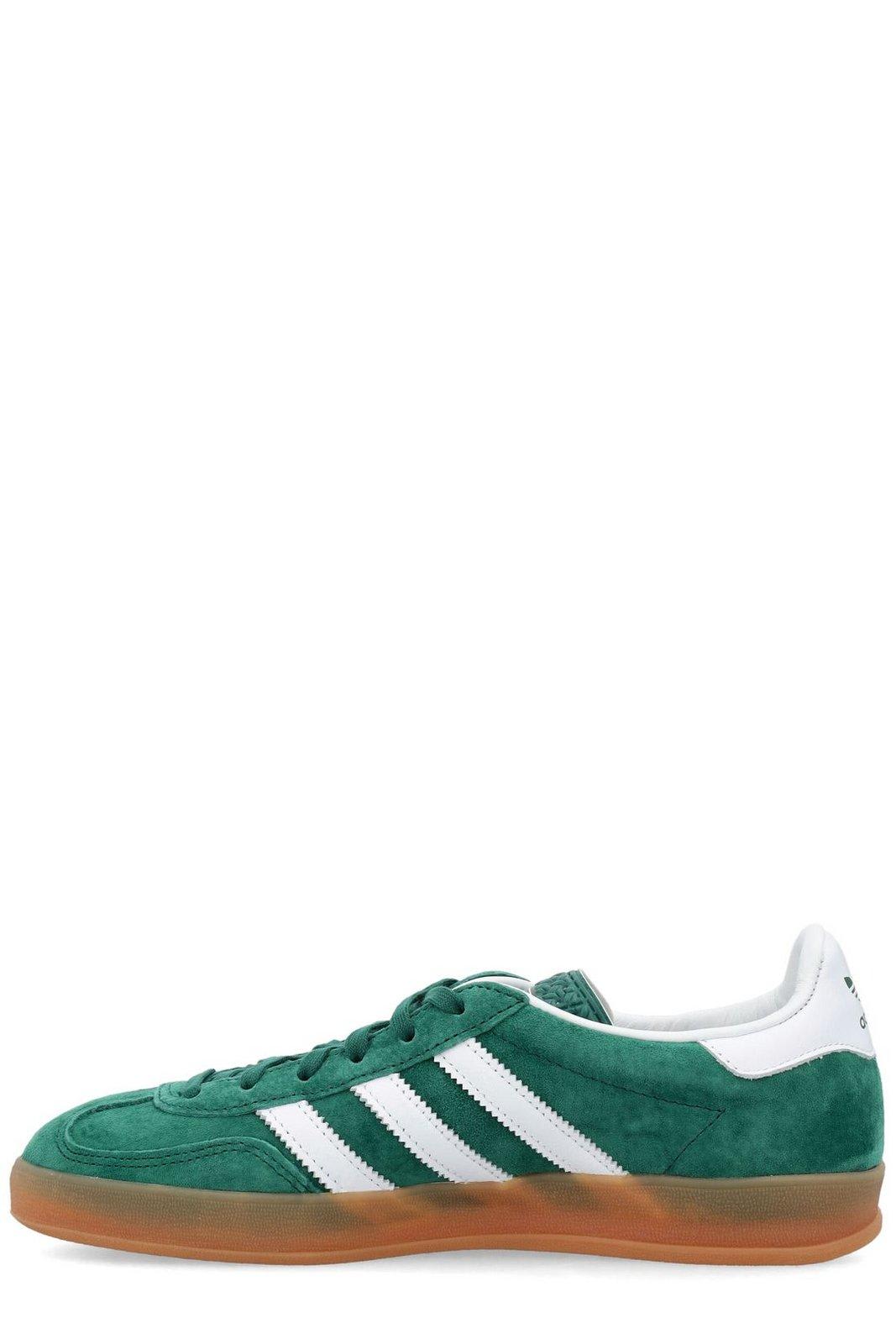 Adidas Originals Low Top Suede Sneakers With Rubber Sole In Cgreen/ftwwht/gum2