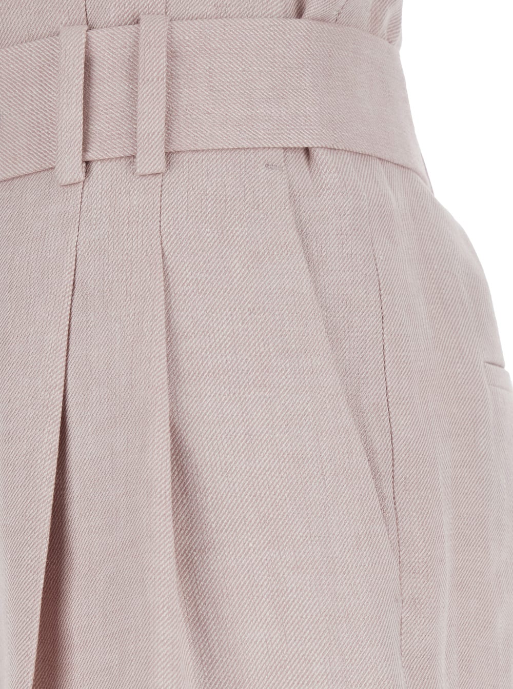 Shop Eleventy Pink Linen Pants