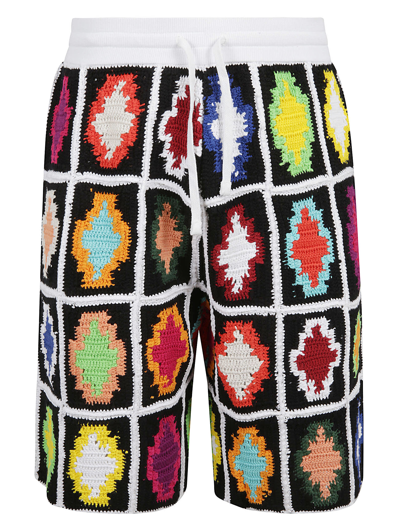 Marcelo Burlon Macrame Cross Knit Shorts