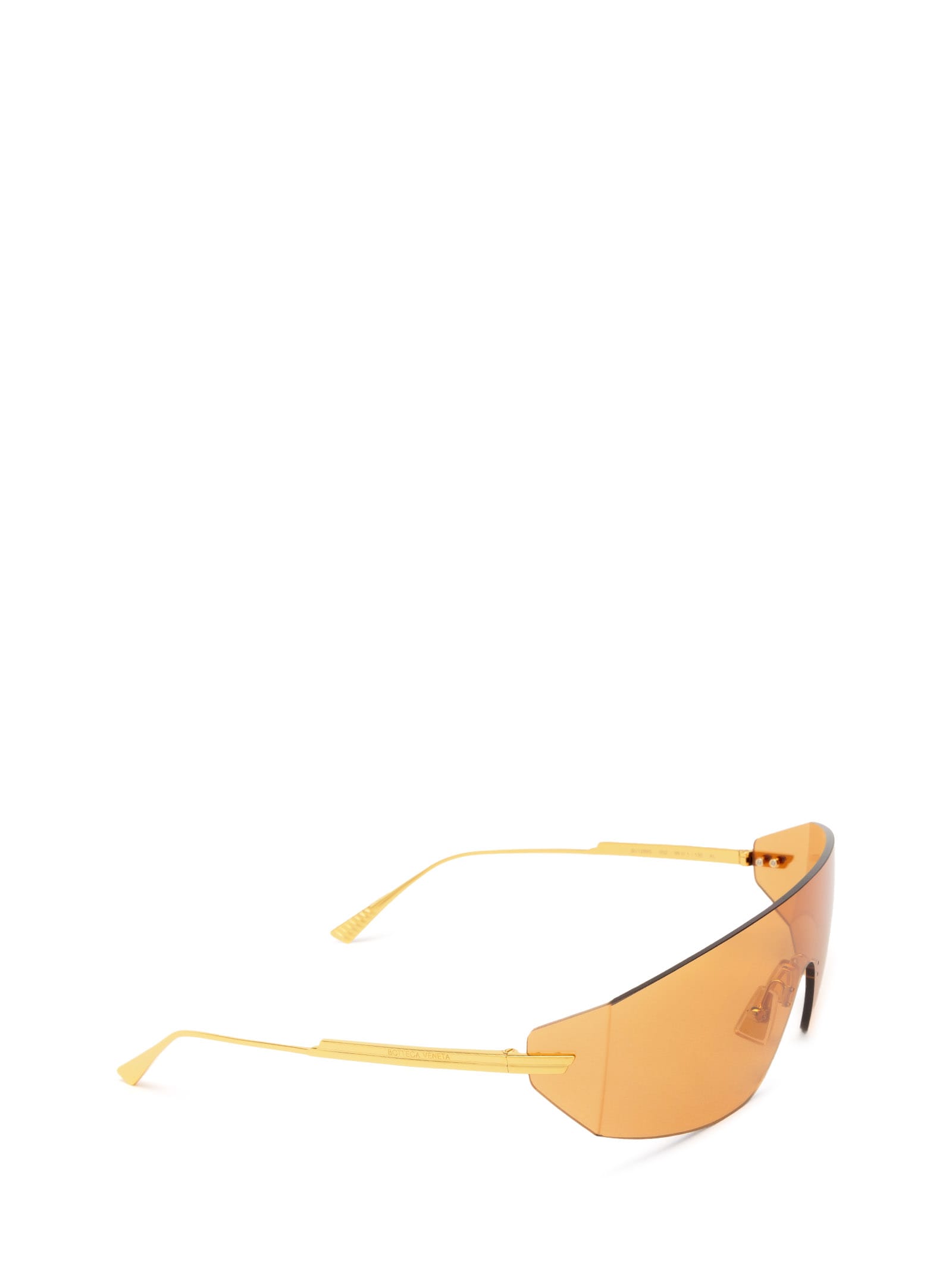 Shop Bottega Veneta Bv1299s Gold Sunglasses