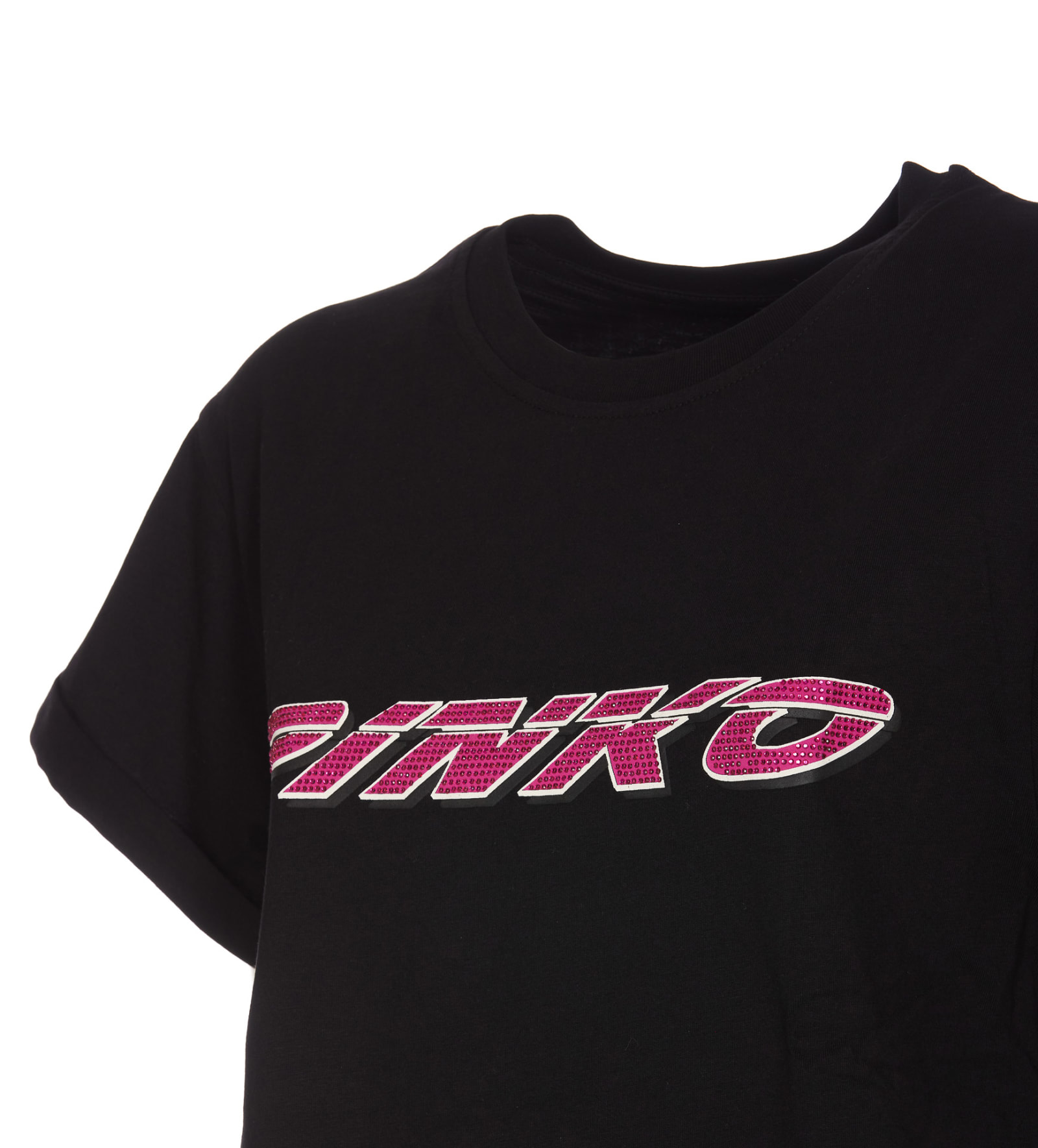 Shop Pinko Telesto T-shirt In Black