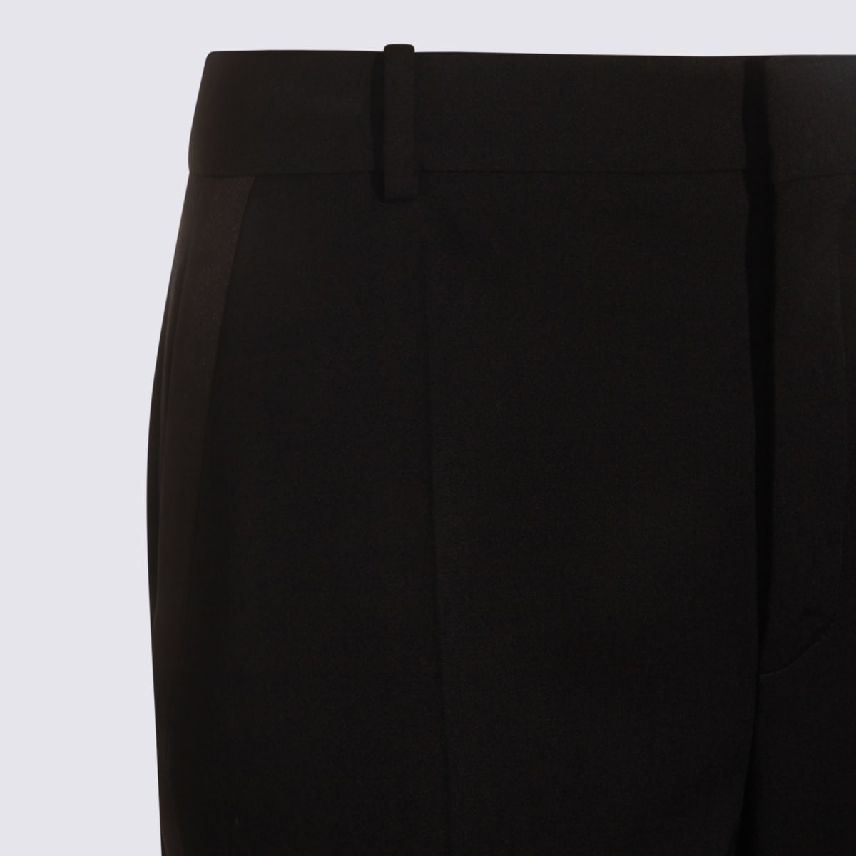 Saint Laurent Straight-leg Tailored Trousers In Black