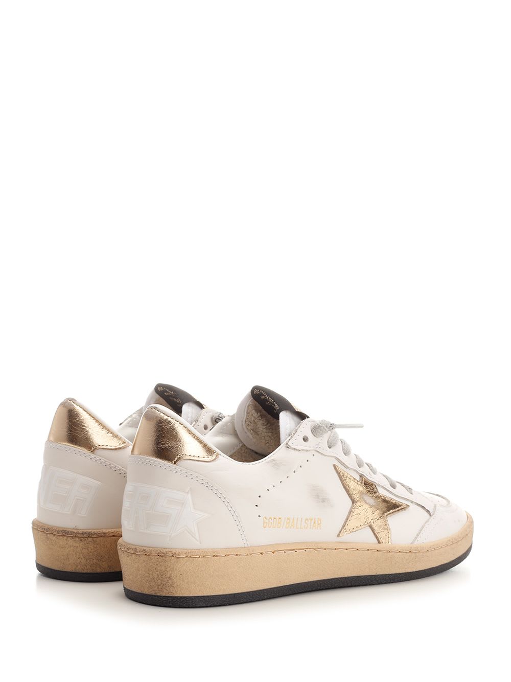 Golden Goose Ball Star Sneaker In White